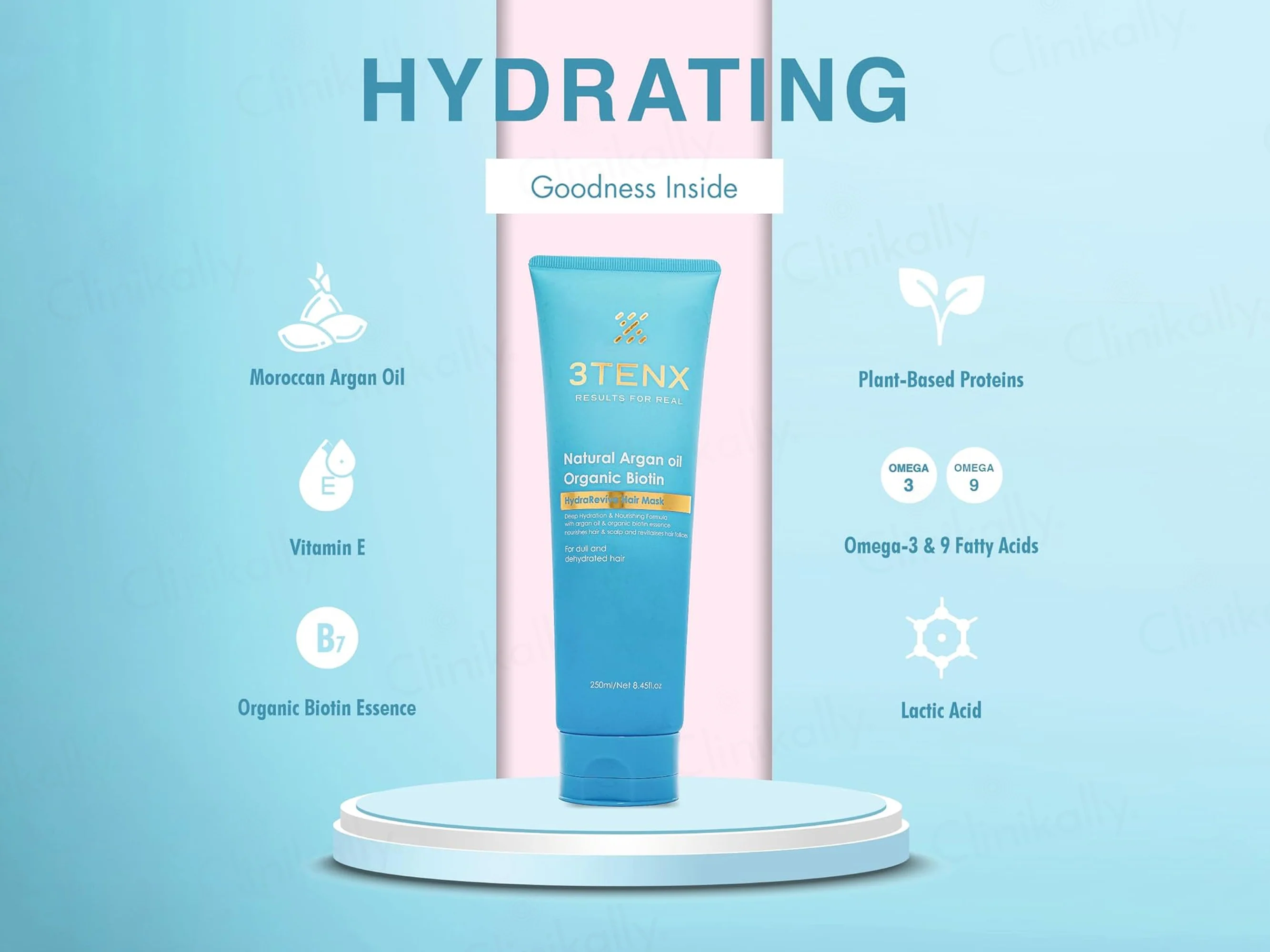 3Tenx HydraRevive Hair Mask For Dull & Dehydrated Hair - Image 3