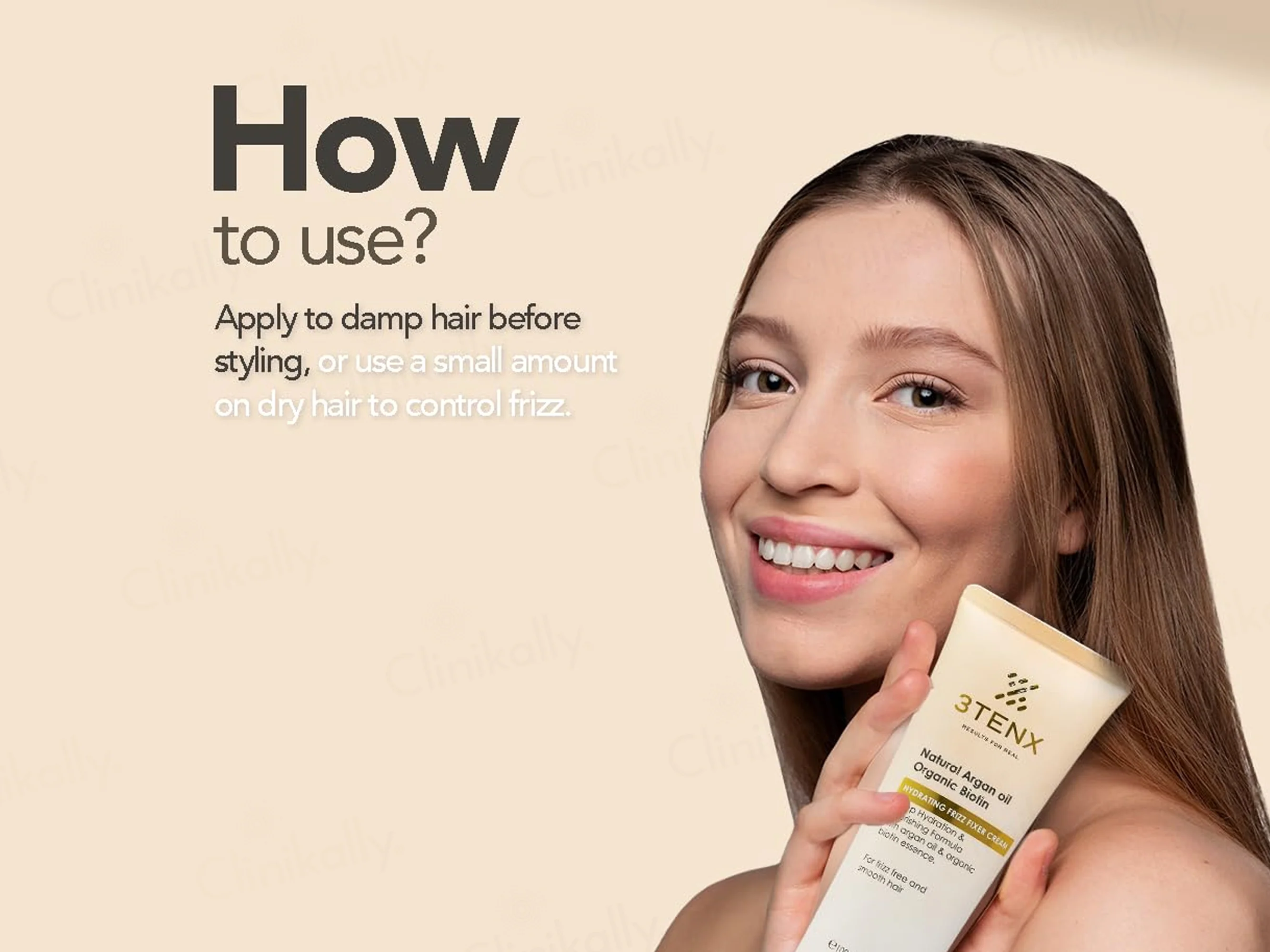 3Tenx Hydrating Frizz Fixer Cream For Frizz Free & Smooth Hair - Image 6