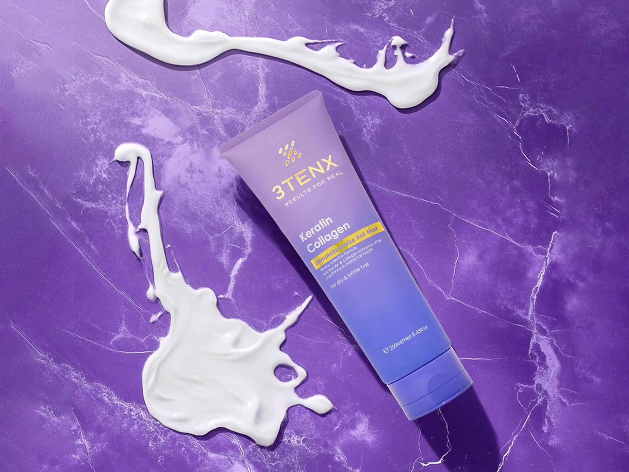 3Tenx Ultimate Revitalize Keratin Collagen Hair Mask For Dry & Brittle Hair - Image 4
