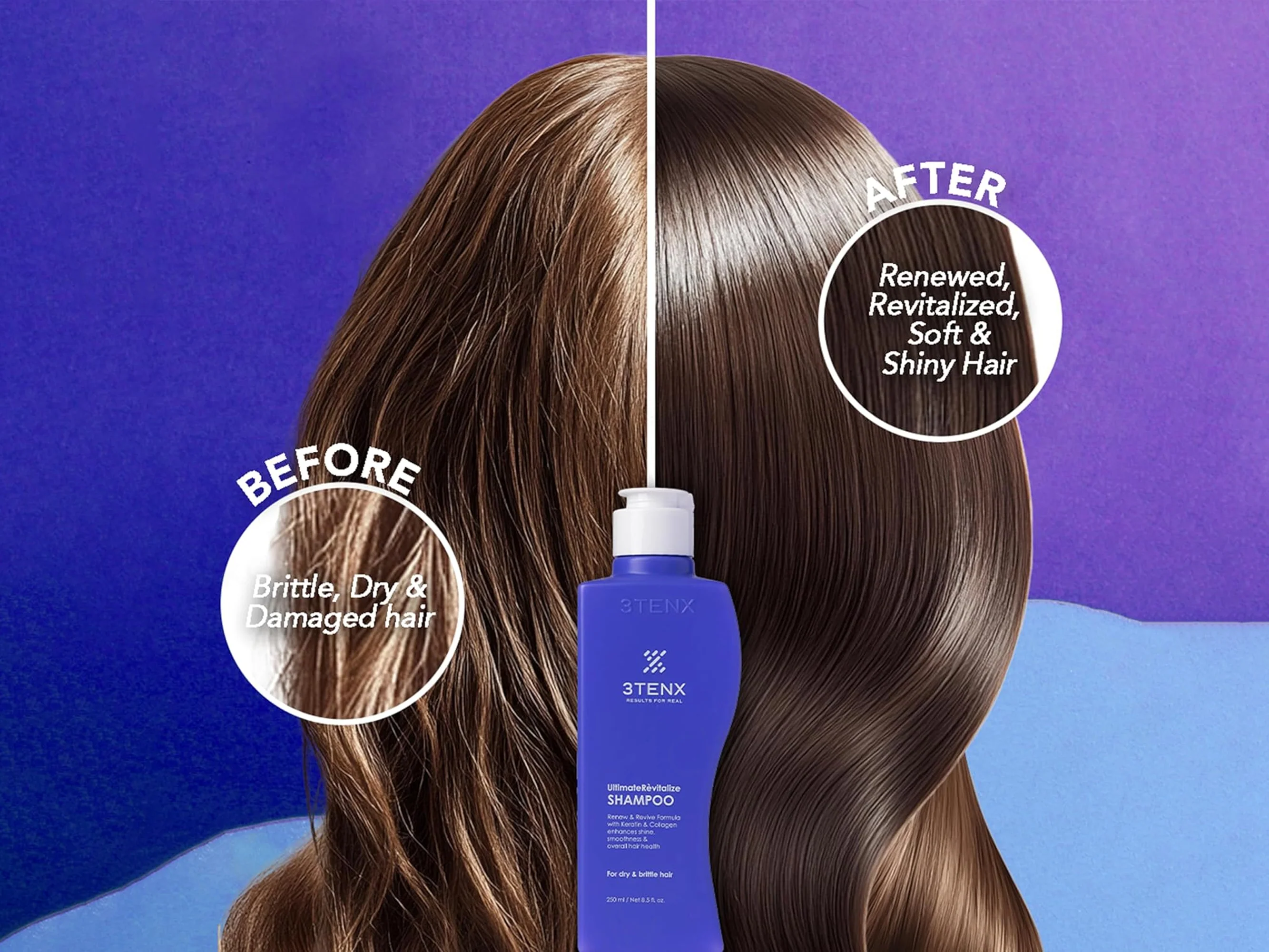 3Tenx Ultimate Revitalize Shampoo For Dry & Brittle Hair - Image 3