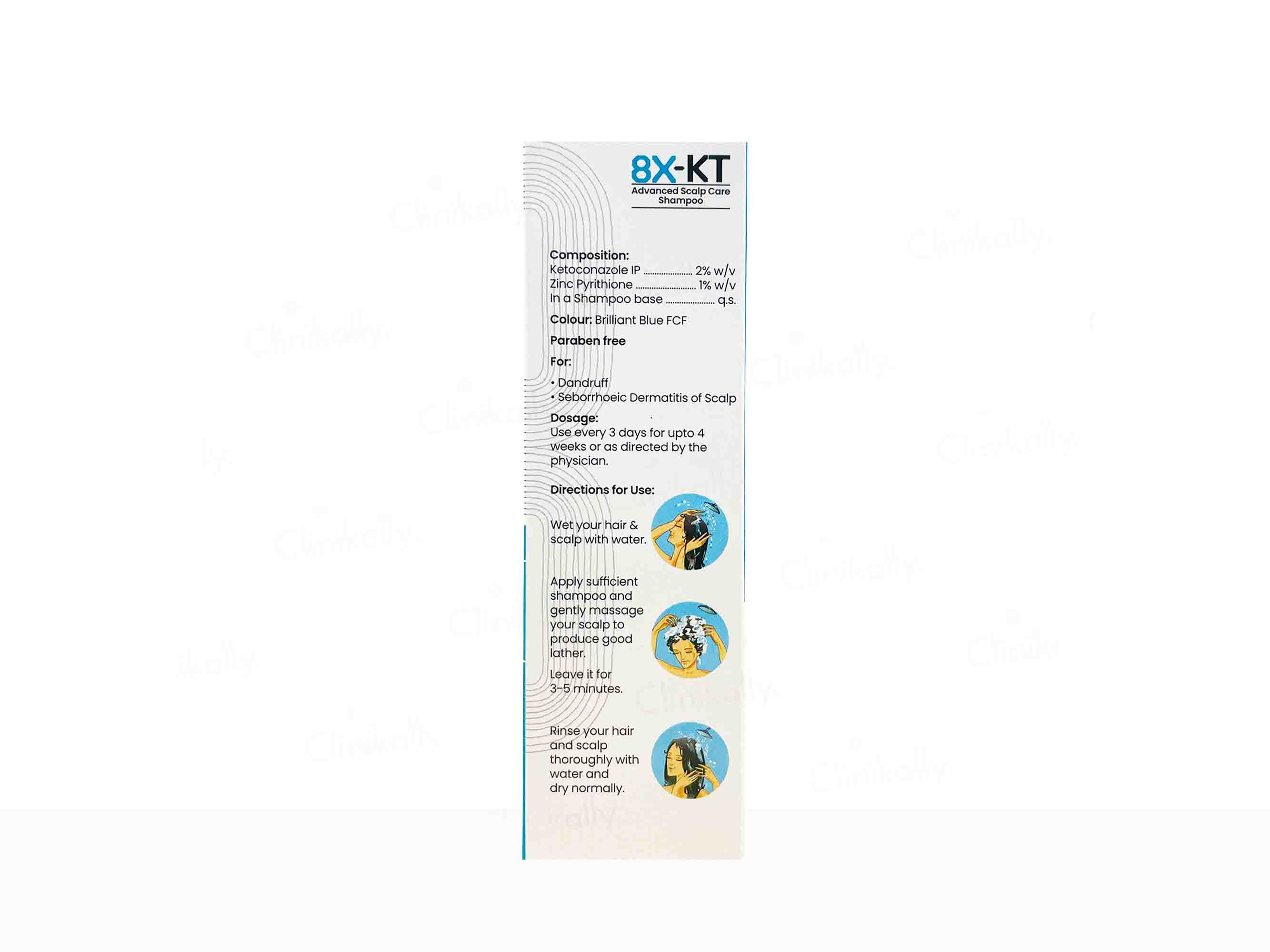 8X-KT Advanced Scalp Care Shampoo - Image 5
