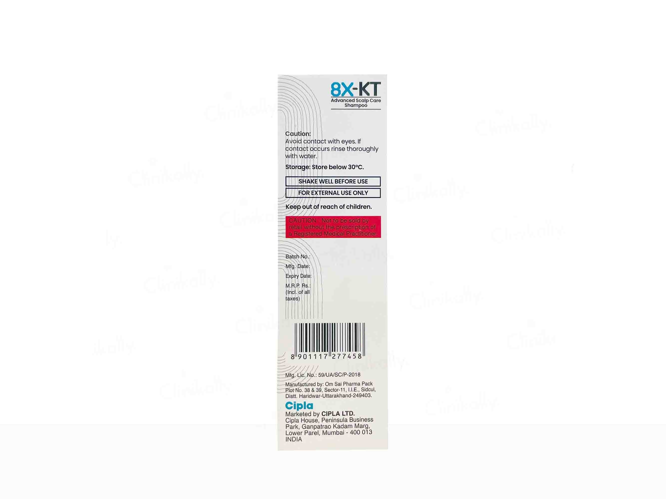 8X-KT Advanced Scalp Care Shampoo - Image 6