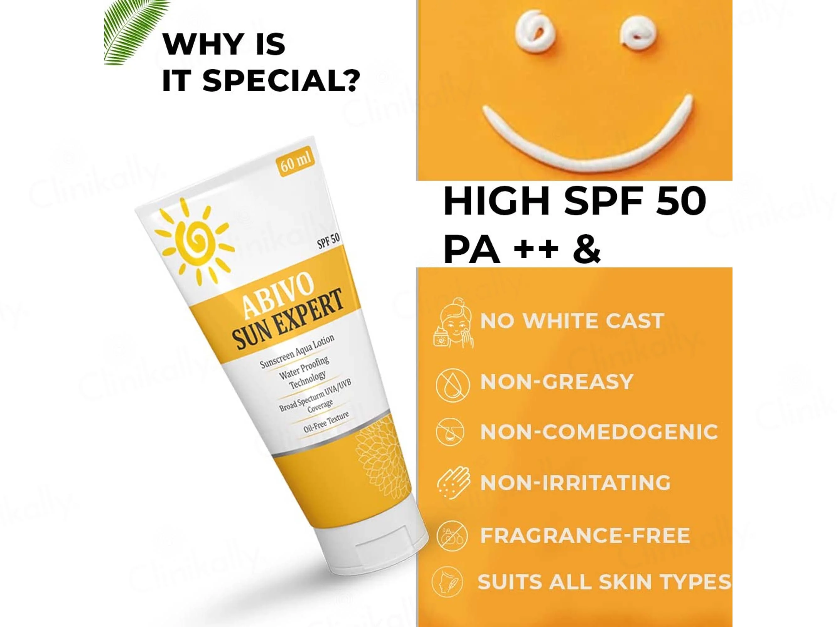 Abivo Sun Expert Aqua Sunscreen Lotion SPF 50 - Image 3