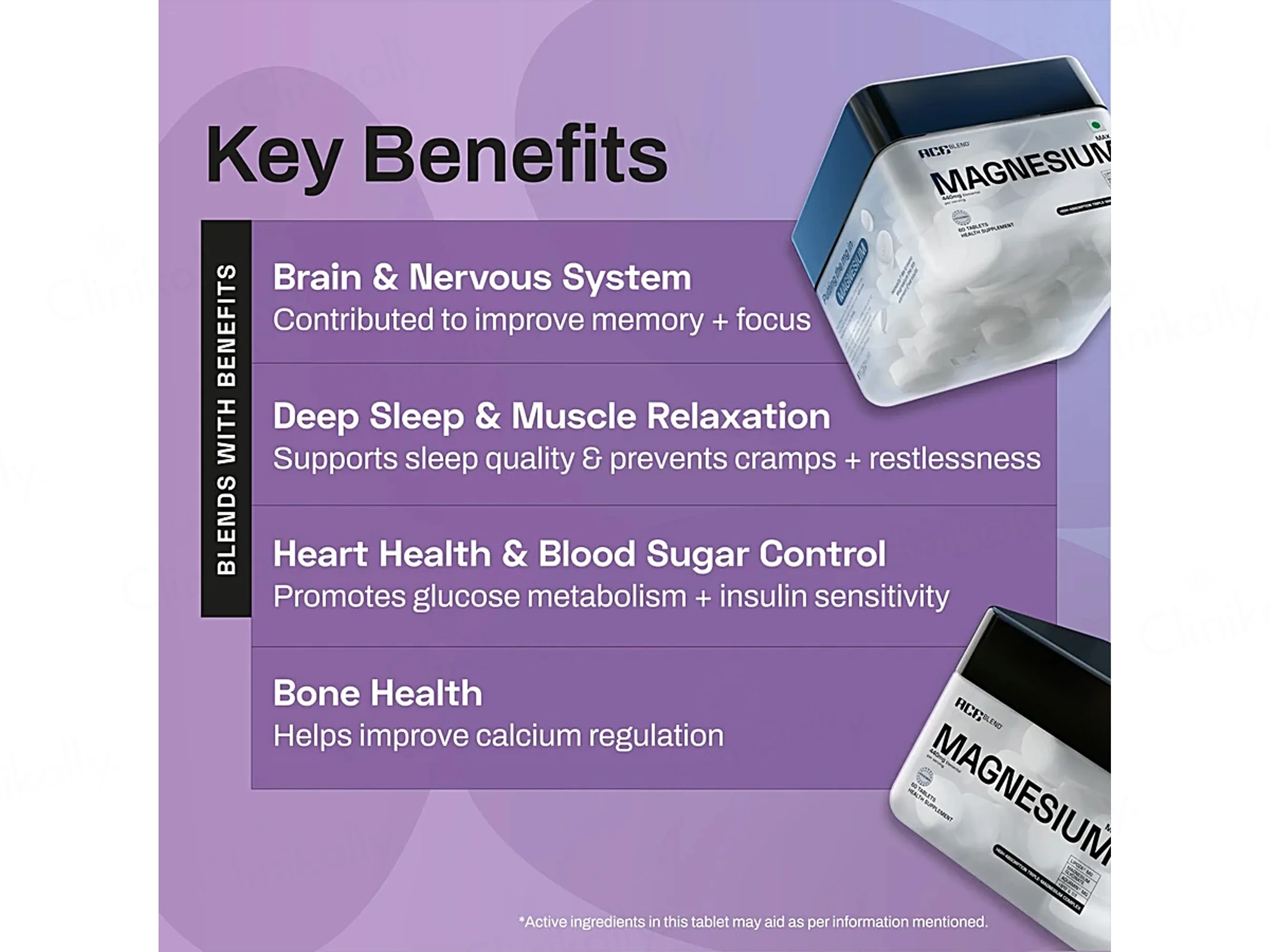 Ace Blend Max Liposomal Magnesium 440mg Health Supplement Tablet - Image 6