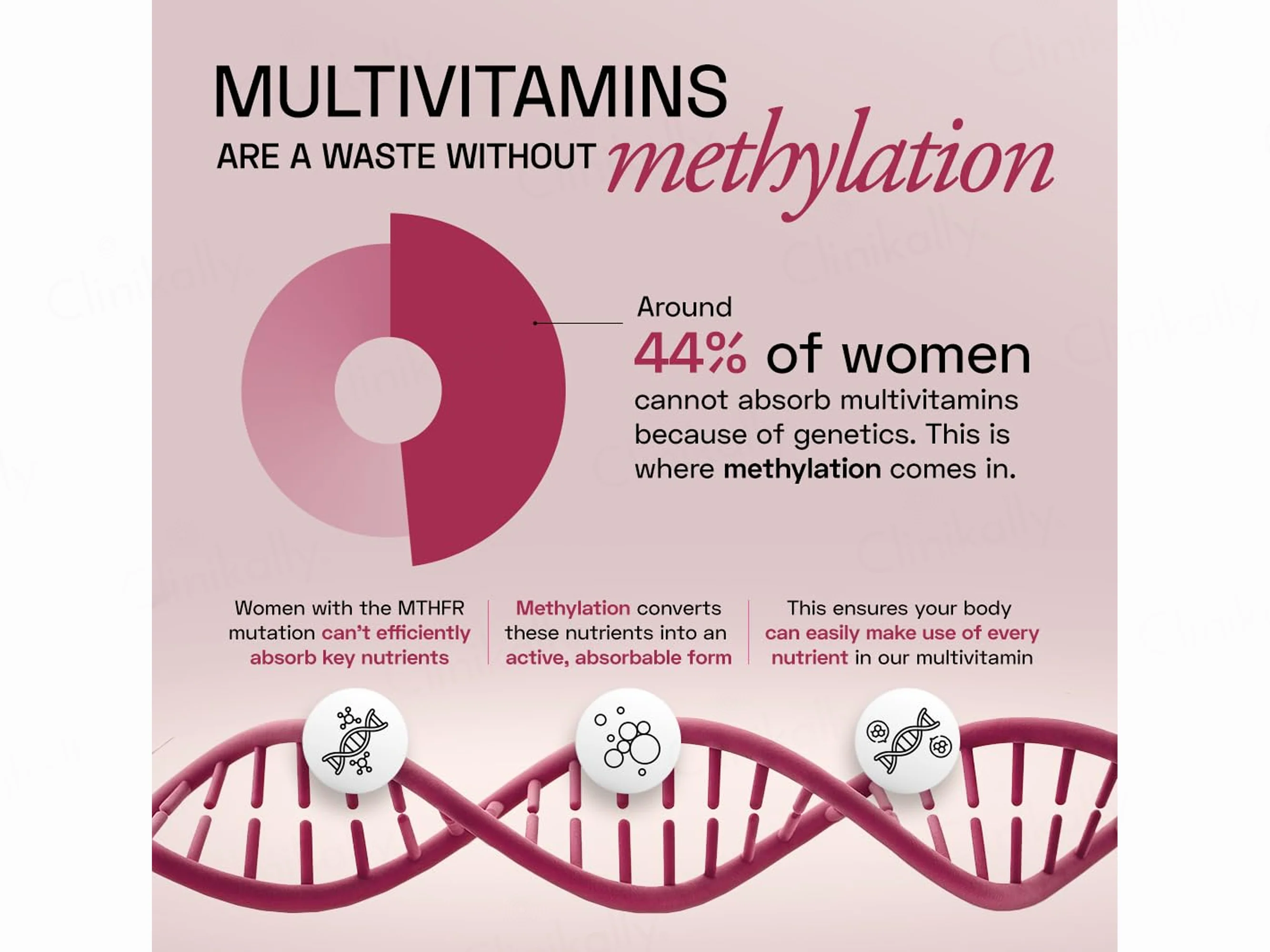 Ace Blend Women's Methylated Multivitamin Health Supplement Veg Capsule - Image 5
