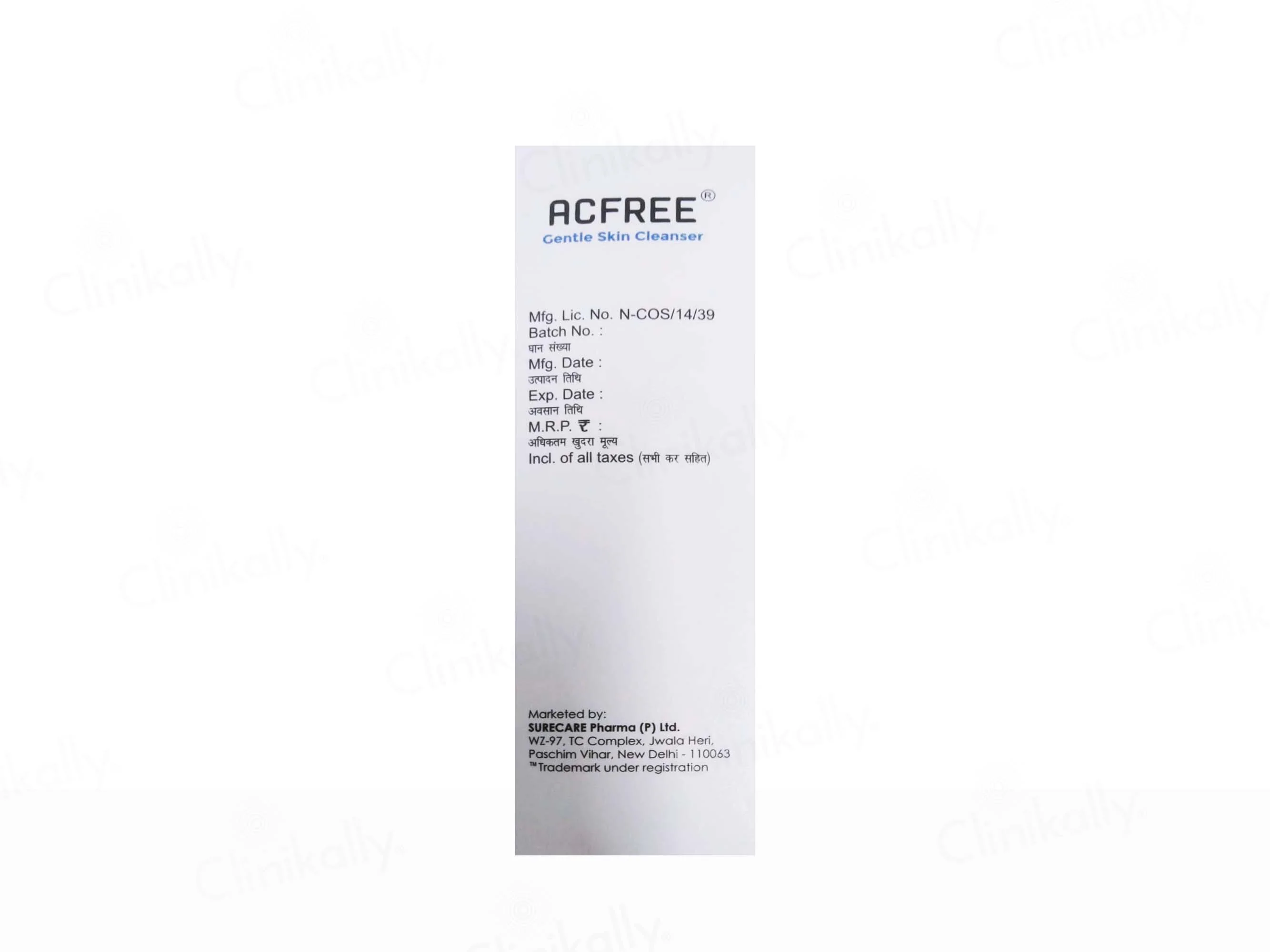 Acfree Gentle Skin Cleanser - Image 3