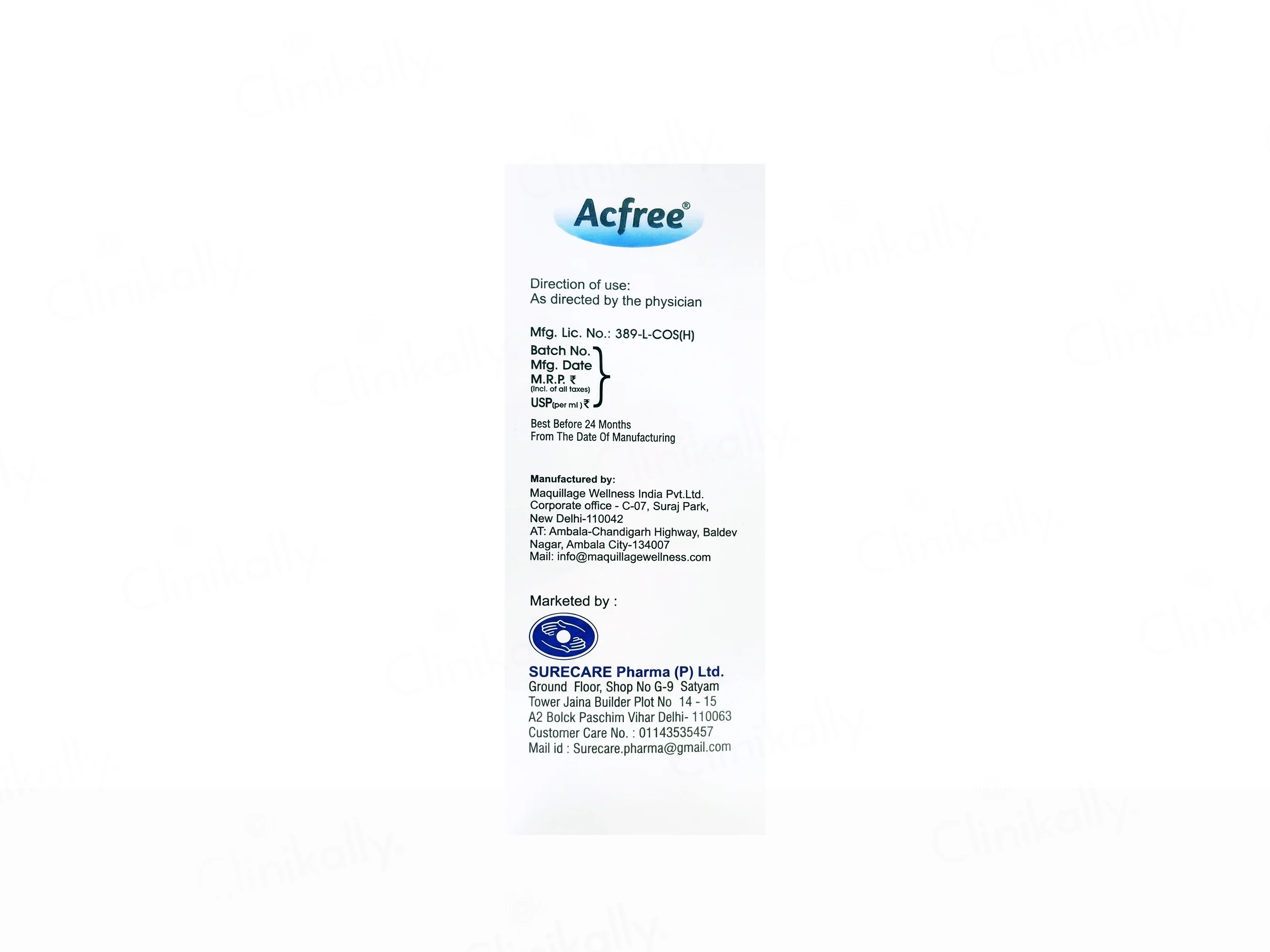 Acfree Gentle Skin Cleanser - Image 7