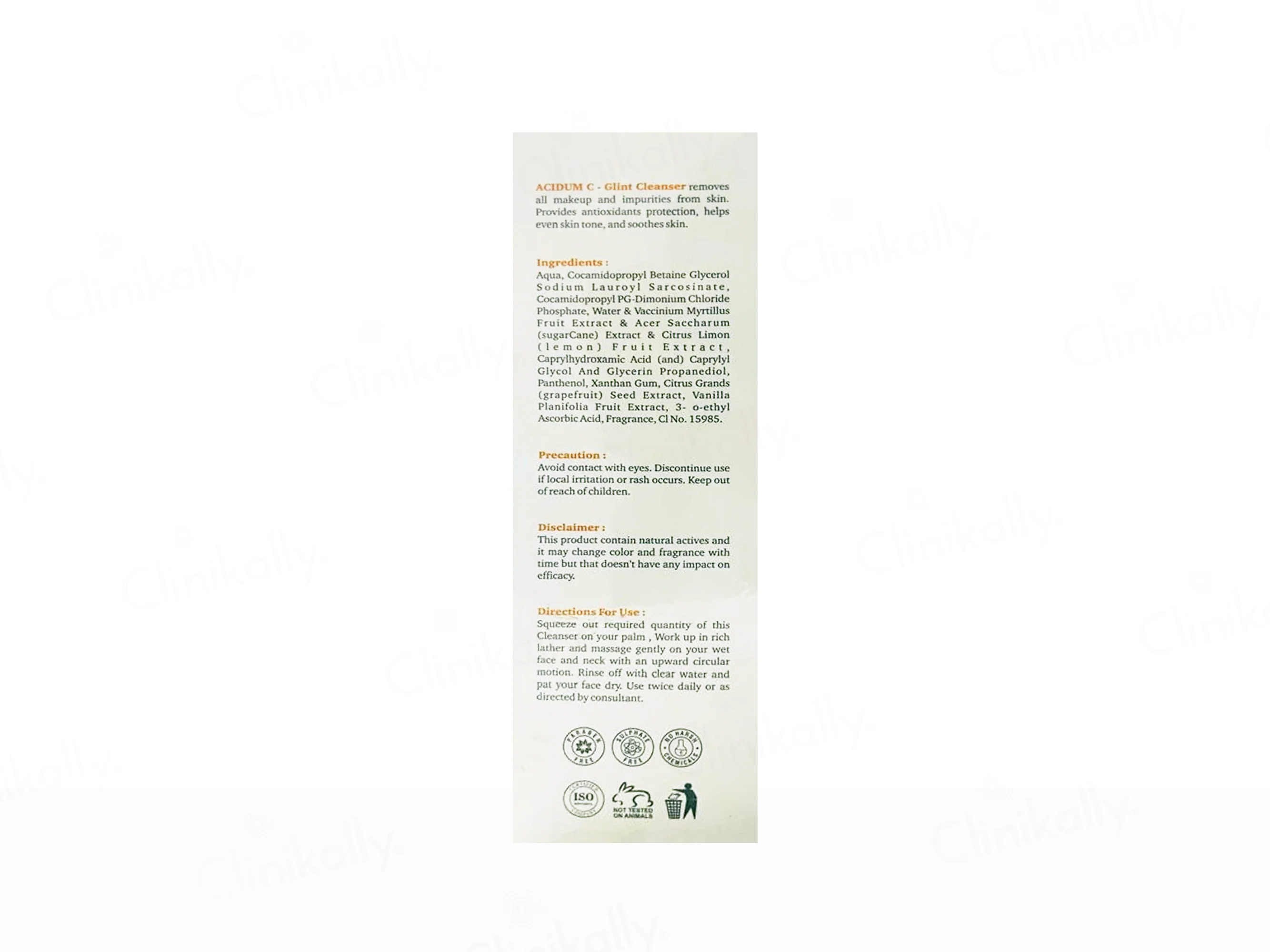 Acidum C-Glint Cleanser - Image 2