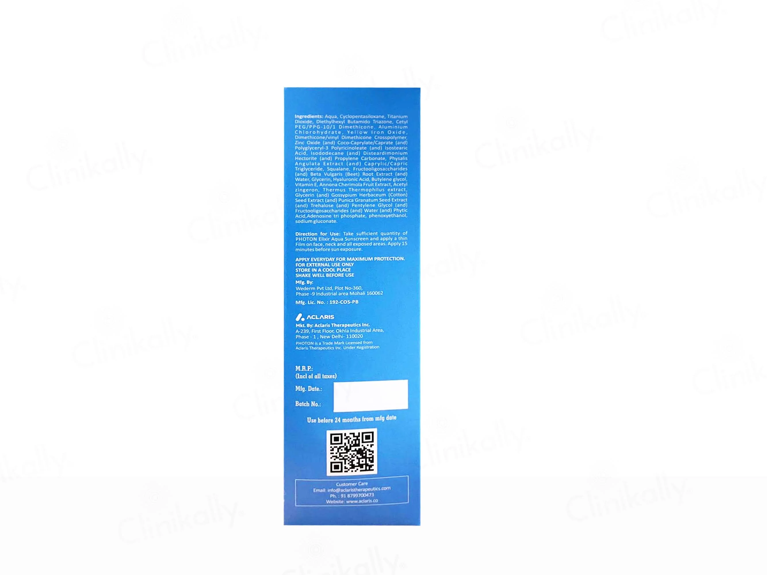 Aclaris Photon Elixir Aqua Sunscreen Gel SPF 50+ PA+++ - Image 3