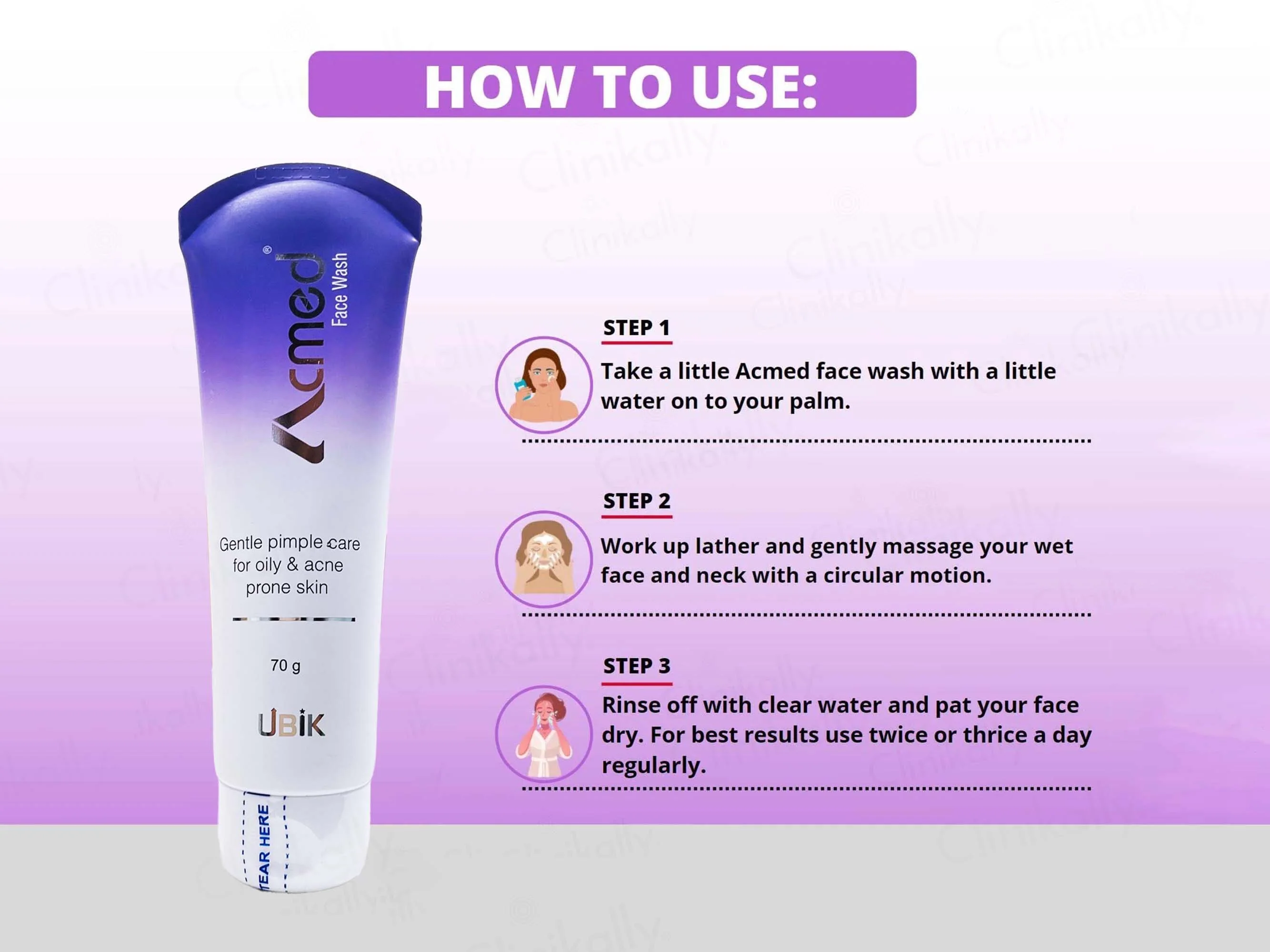 Acmed Gentle Pimple Care Face Wash - Image 5