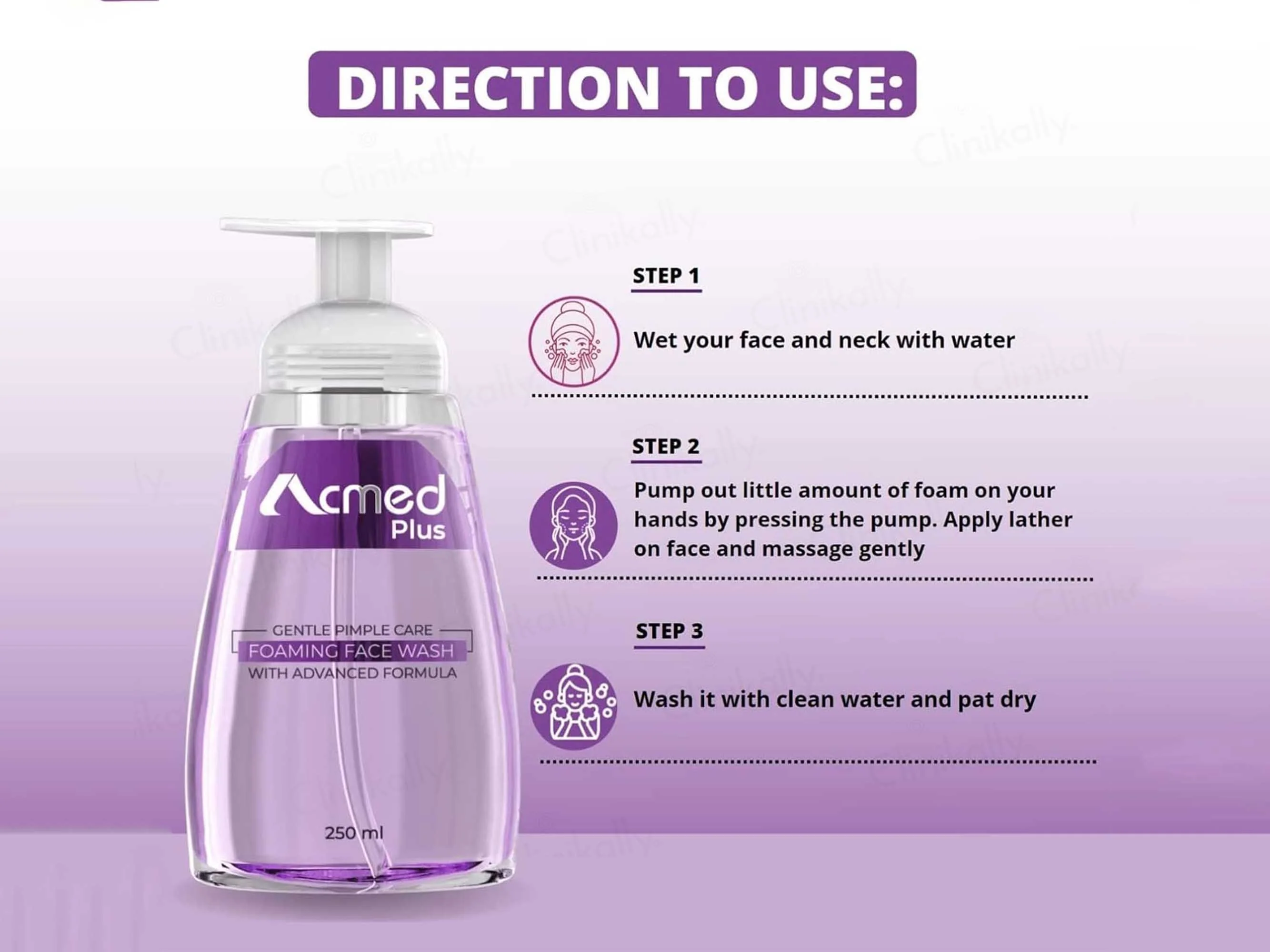 Acmed Plus Foaming Face Wash - Image 4