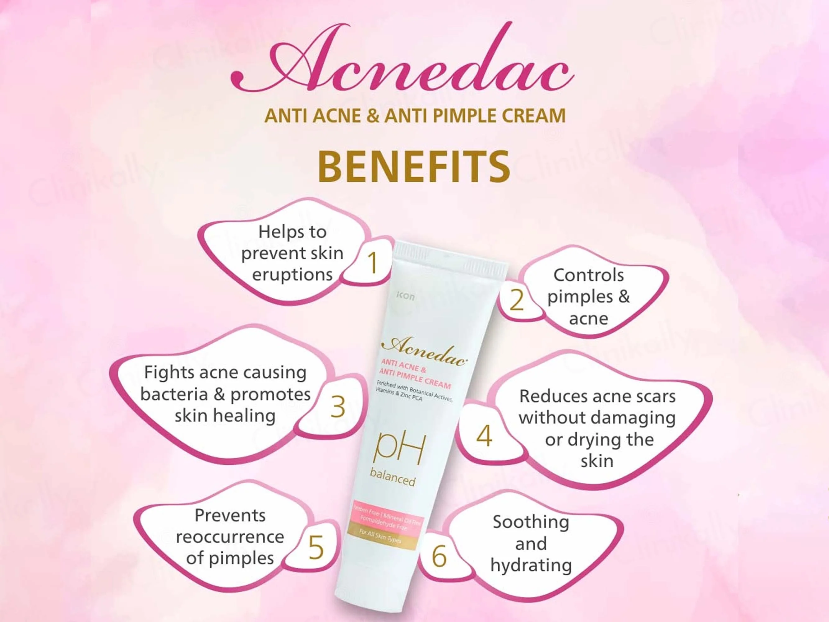 Acnedac pH Balanced Anti Acne & Anti Pimple Cream - Image 4