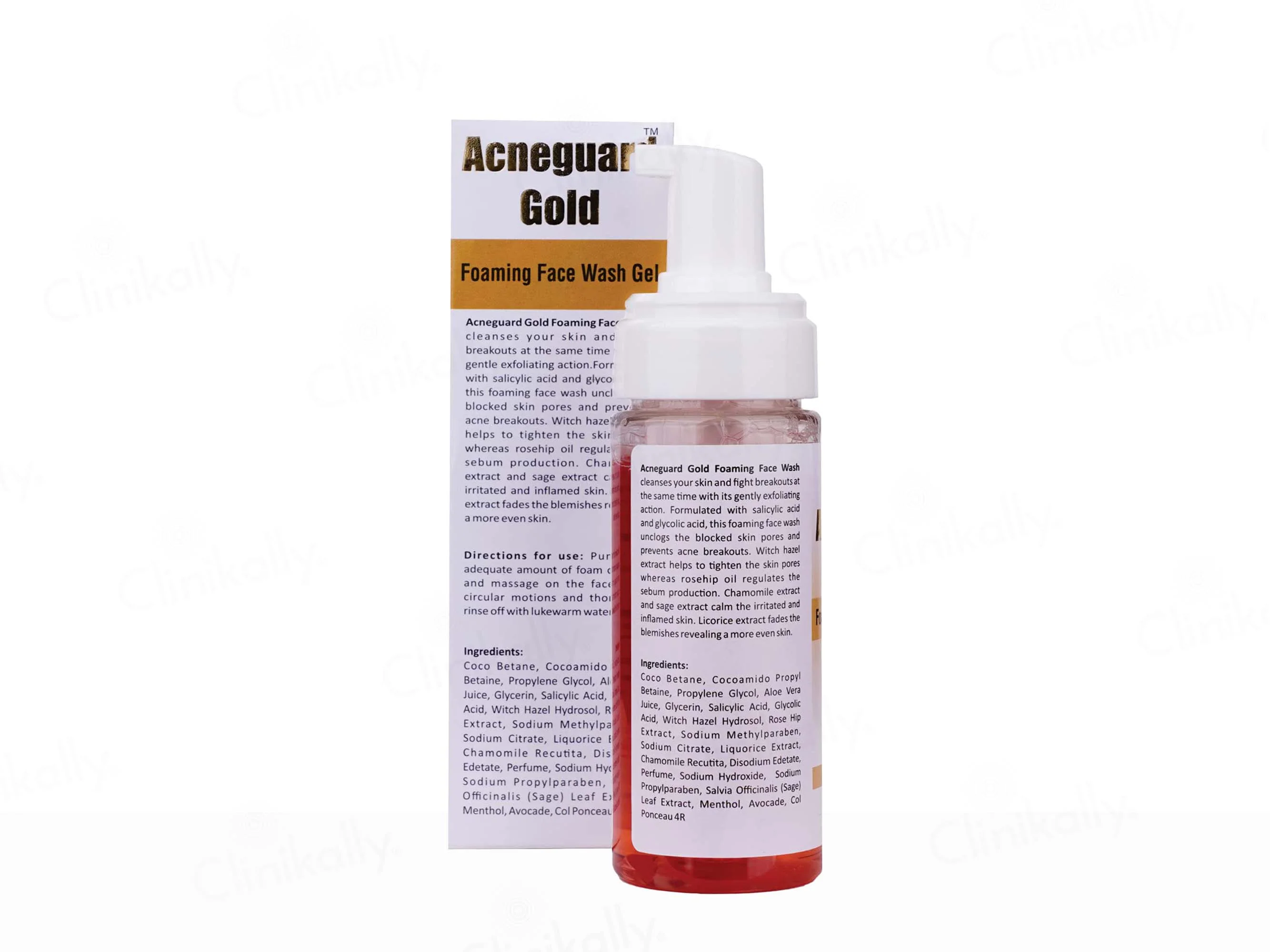 Acneguard Gold Foaming Face Wash Gel - Image 7