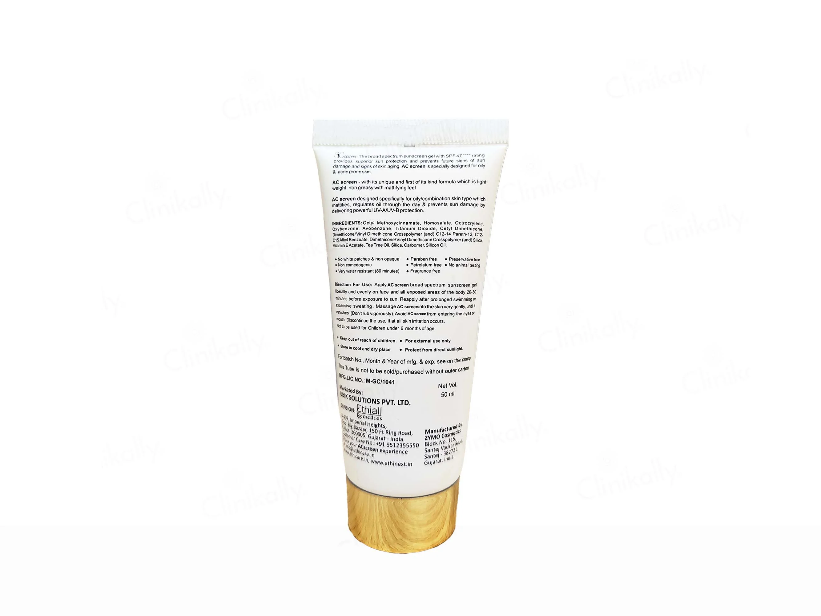 Acscreen Oil Control Sunscreen Gel SPF 47 - Image 2