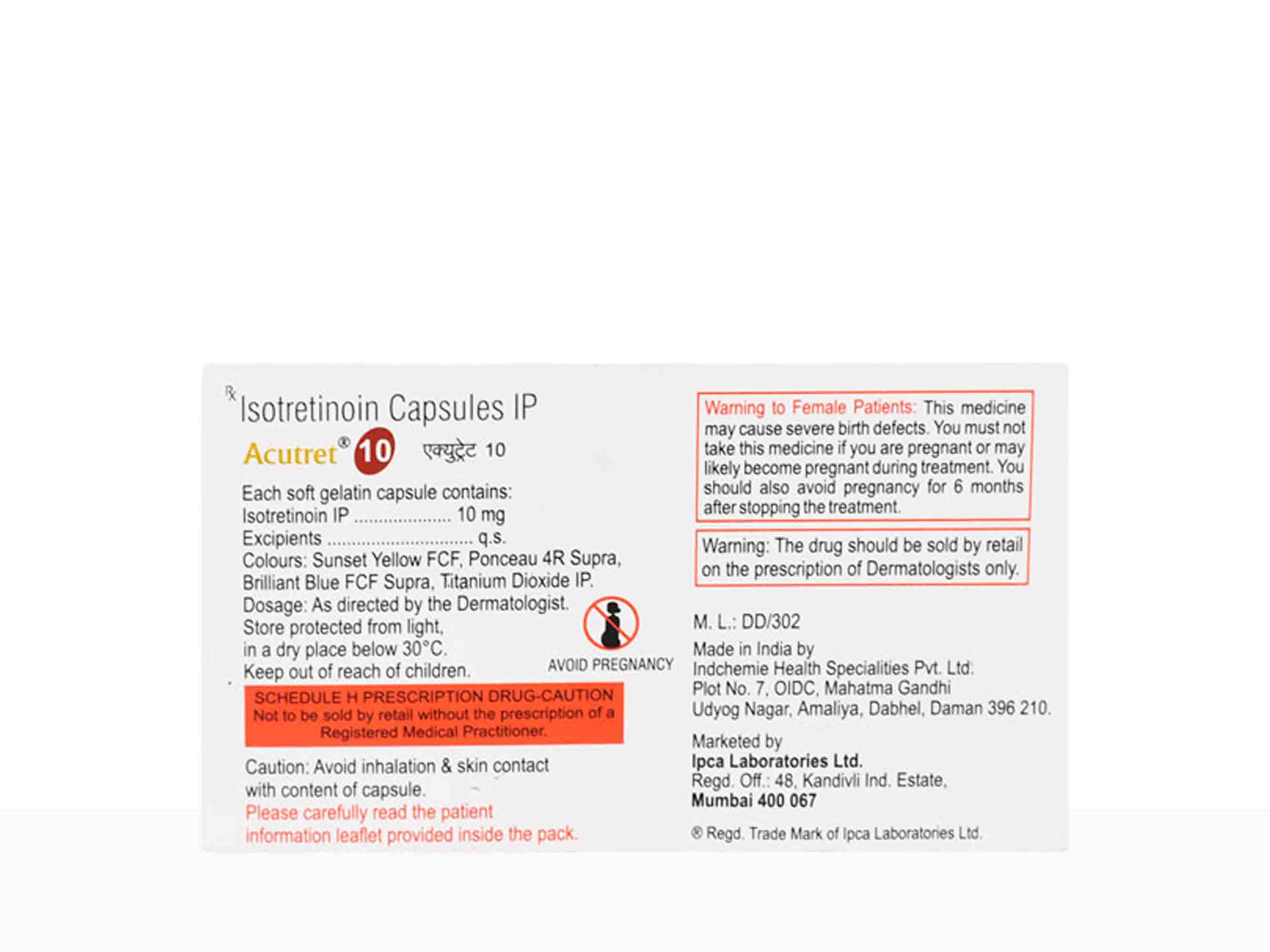 Acutret 10 Capsule - Image 2