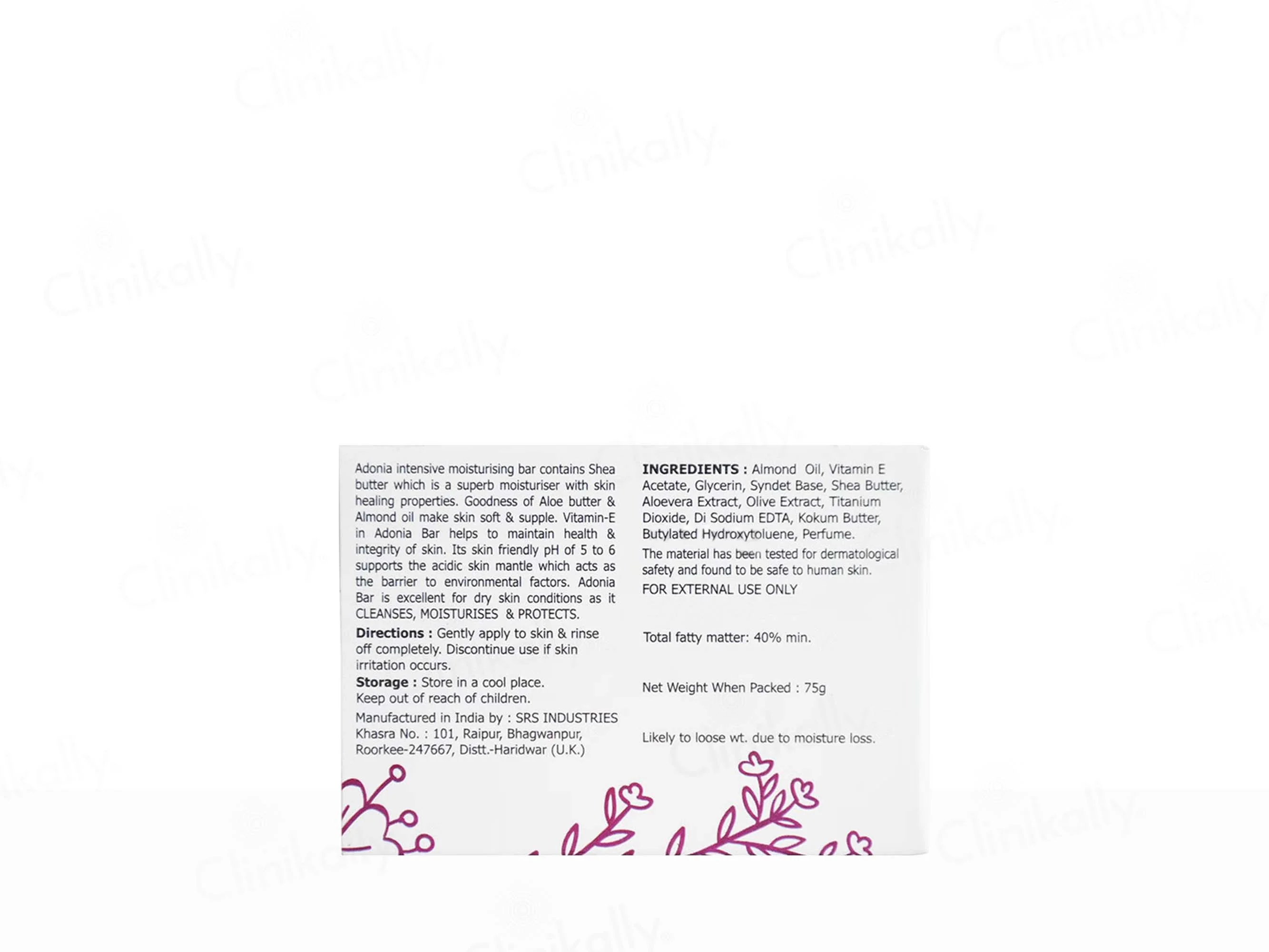 Adonia Intensive Moisturising Bar - Image 4