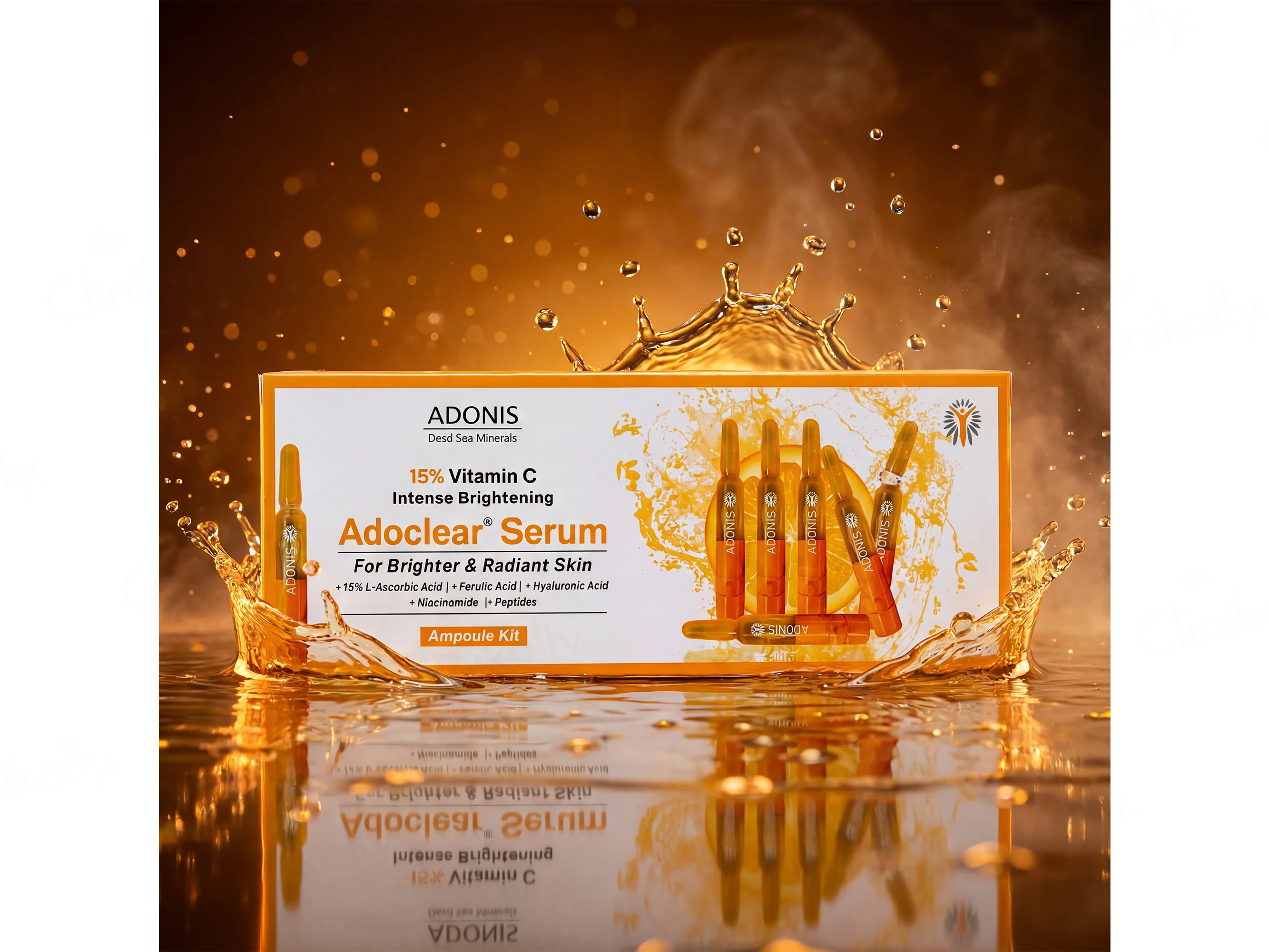 Adonis Adoclear 15% Vitamin C Intense Brightening Serum Ampoule Kit - Image 2