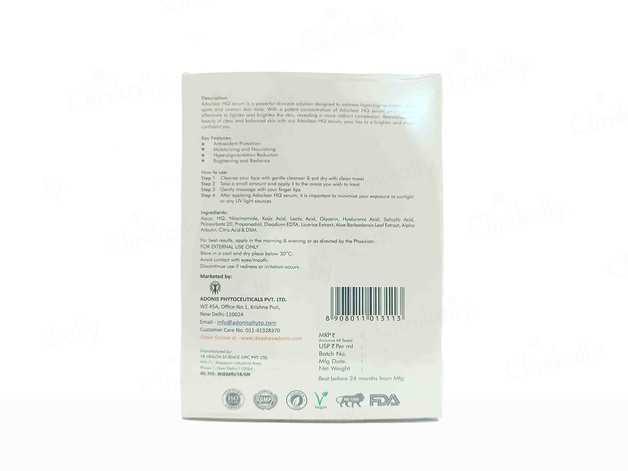 Adonis Adoclear HQ Serum - Image 3
