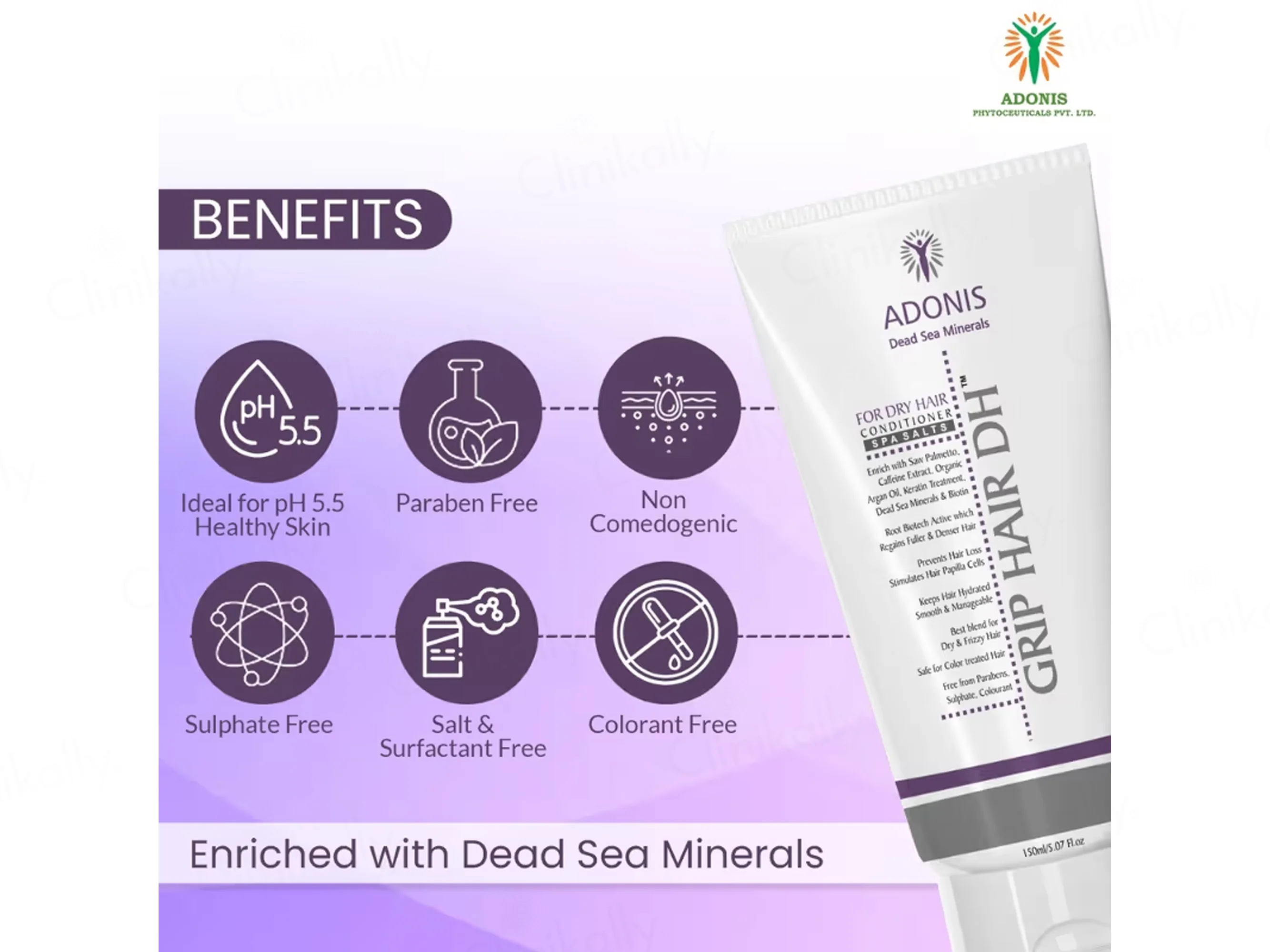 Adonis Grip Hair DH Conditioner For Dry Hair - Image 4