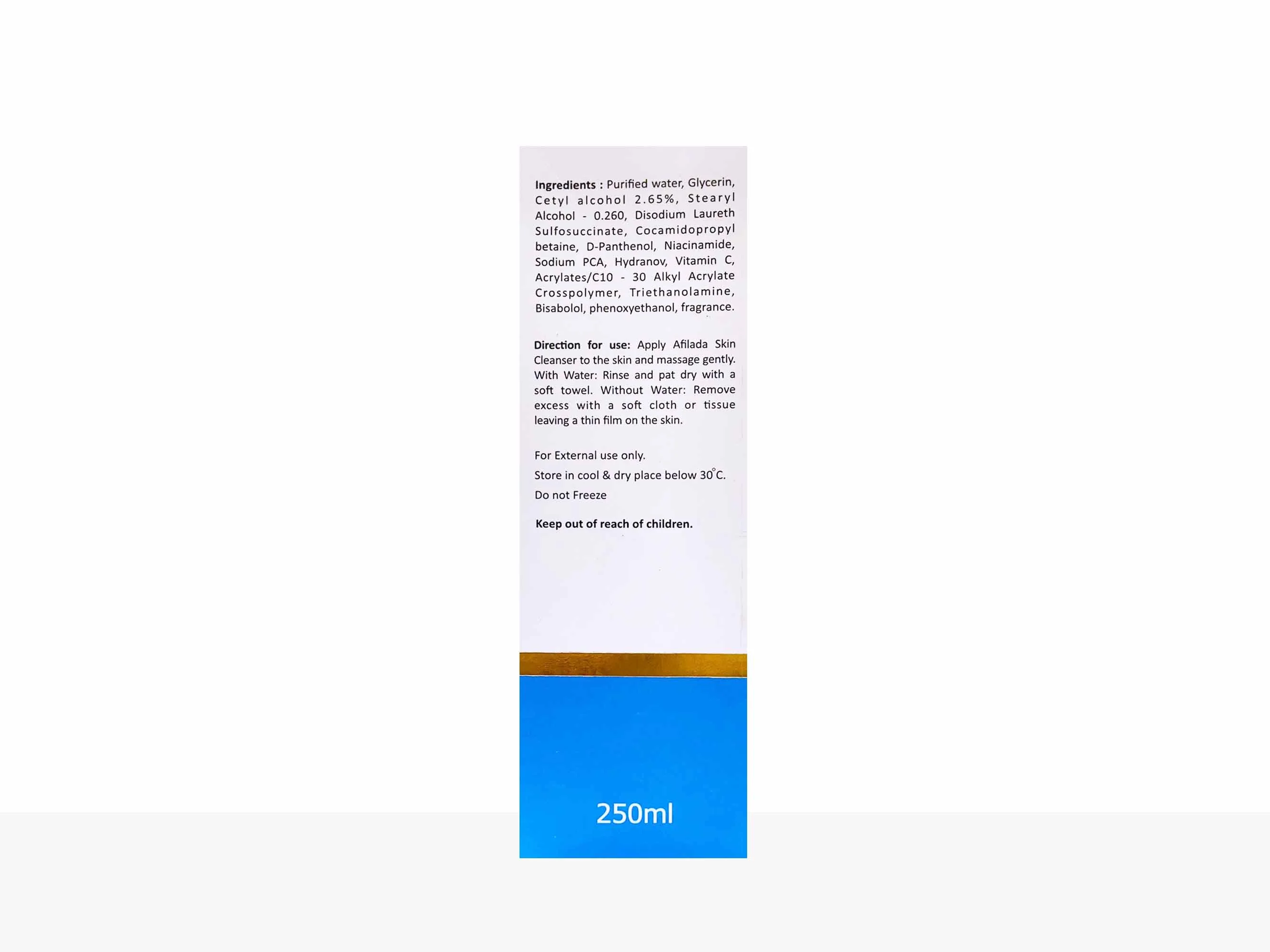 Afilada Vitamin-C Face Cleansing Lotion - Image 4