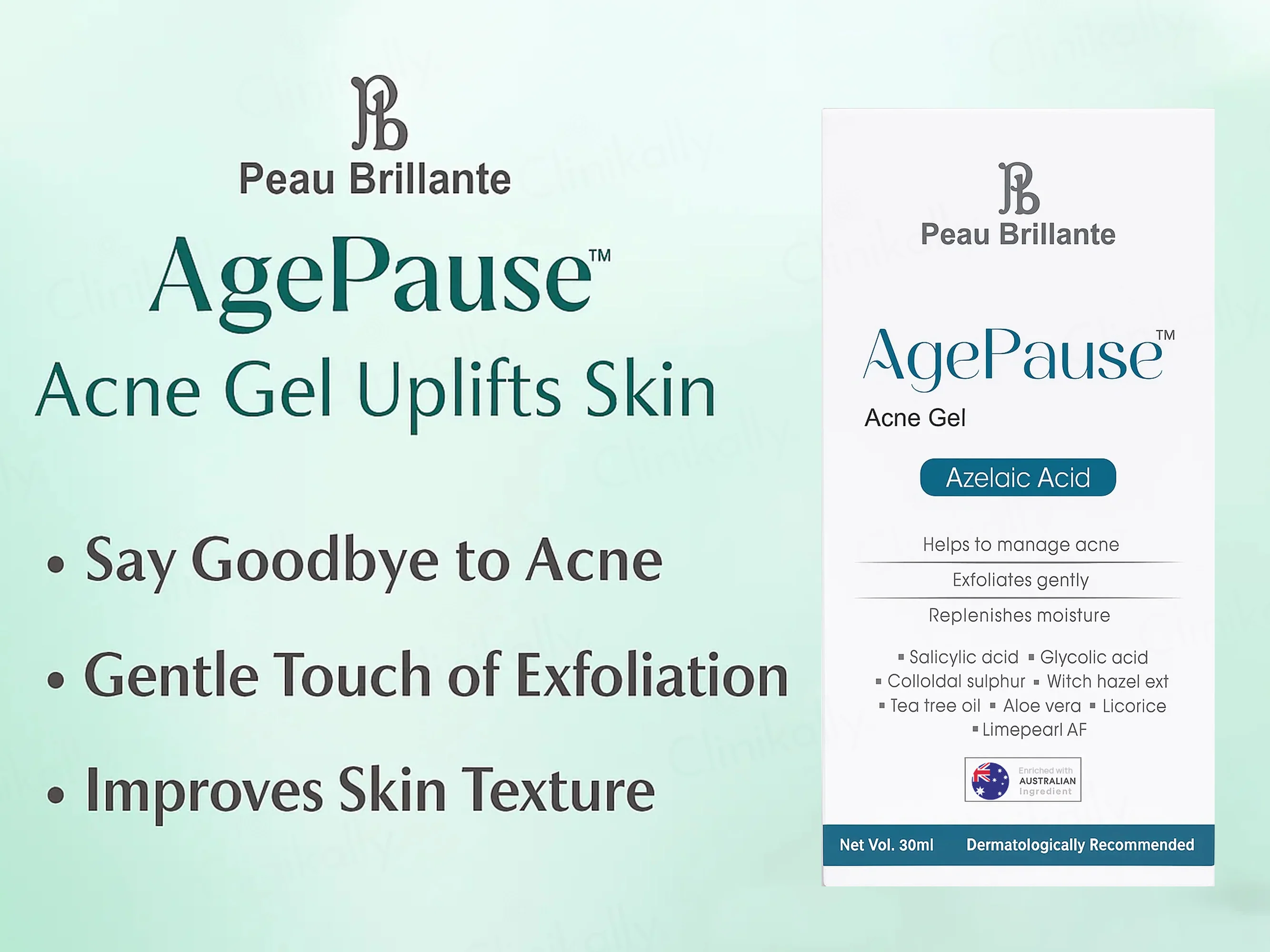 AgePause Azelaic Acid Acne Gel Face Serum - Image 3