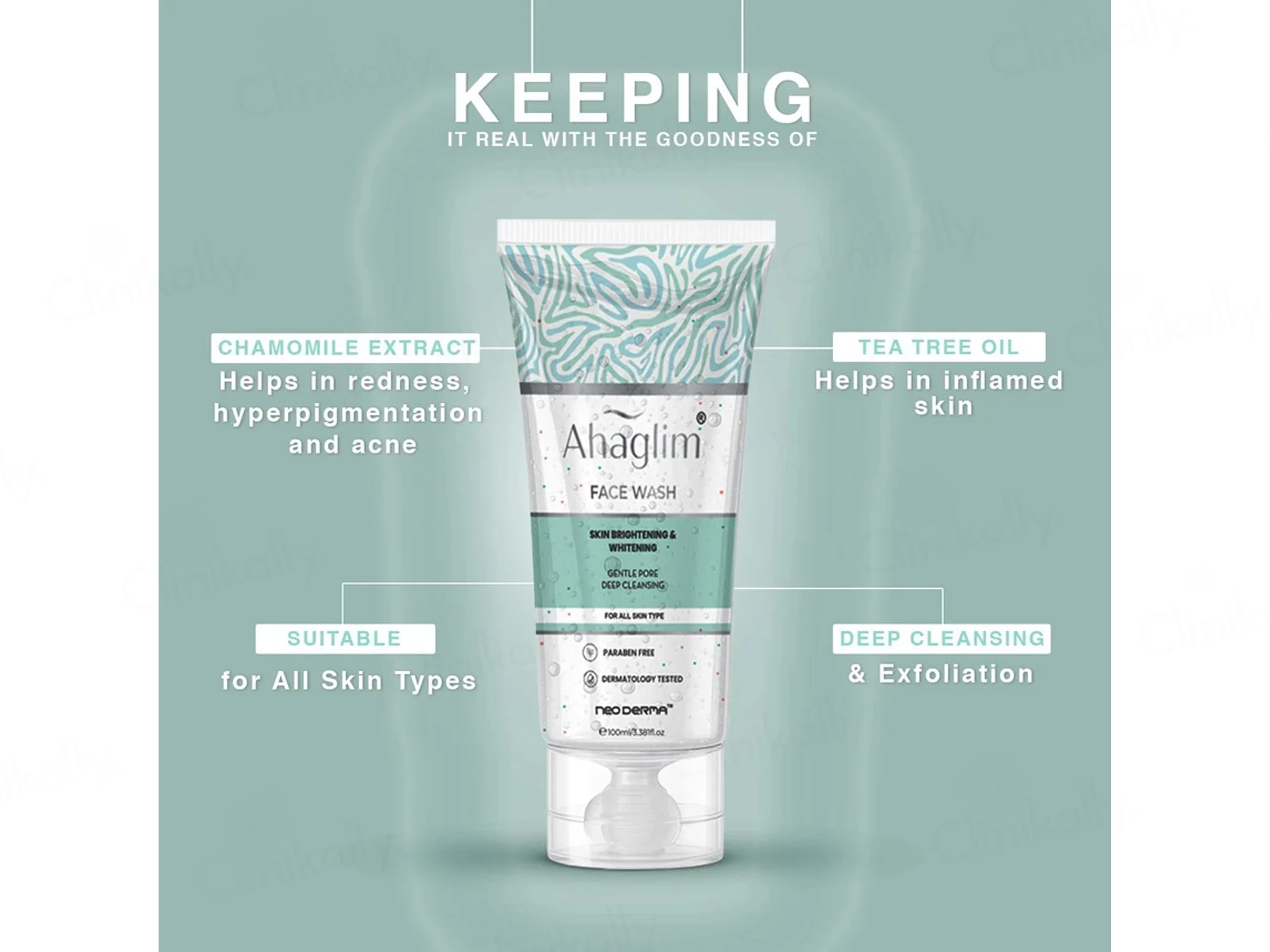 Ahaglim Skin Brightening & Whitening Face Wash - Image 3