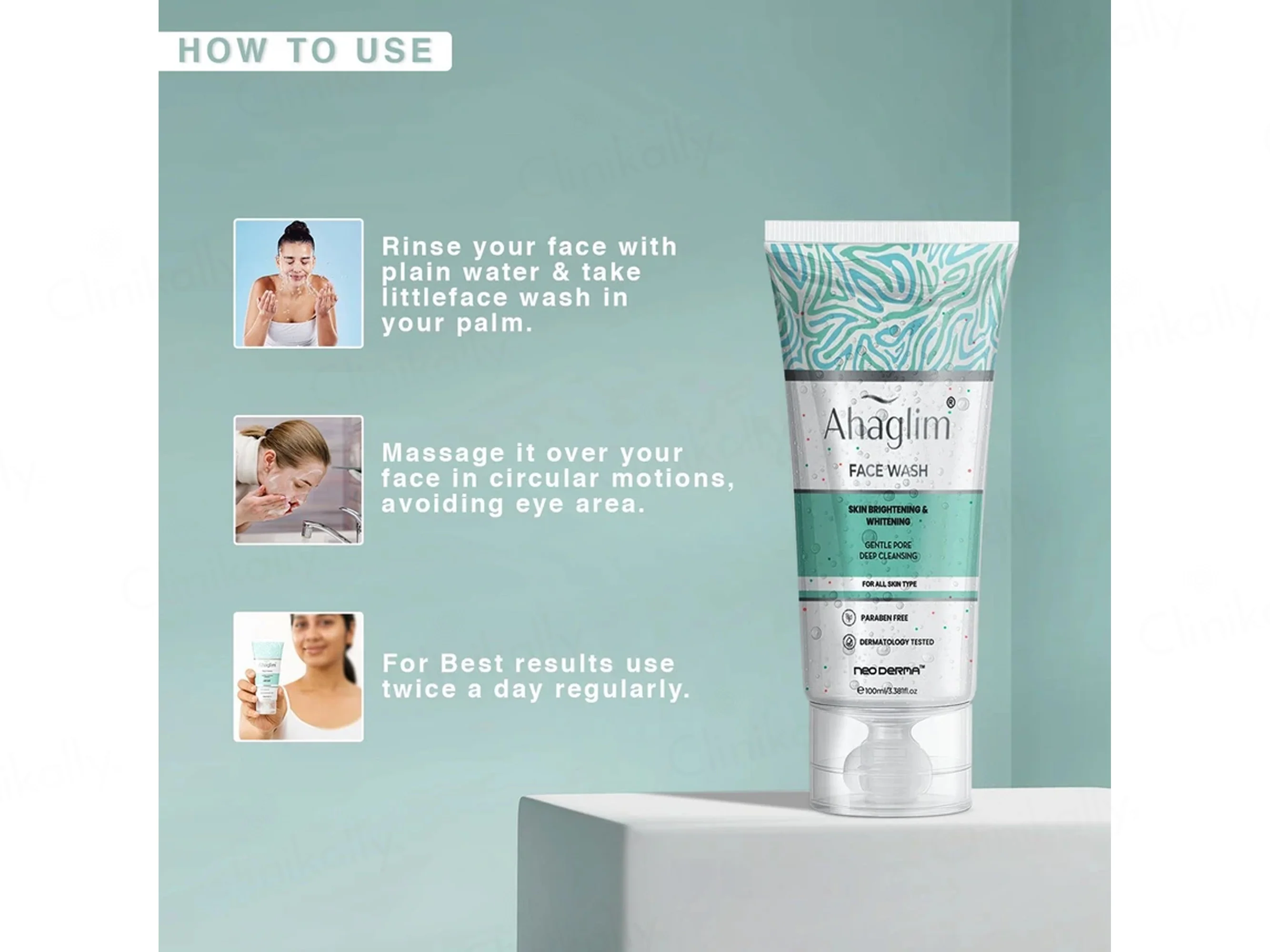 Ahaglim Skin Brightening & Whitening Face Wash - Image 4