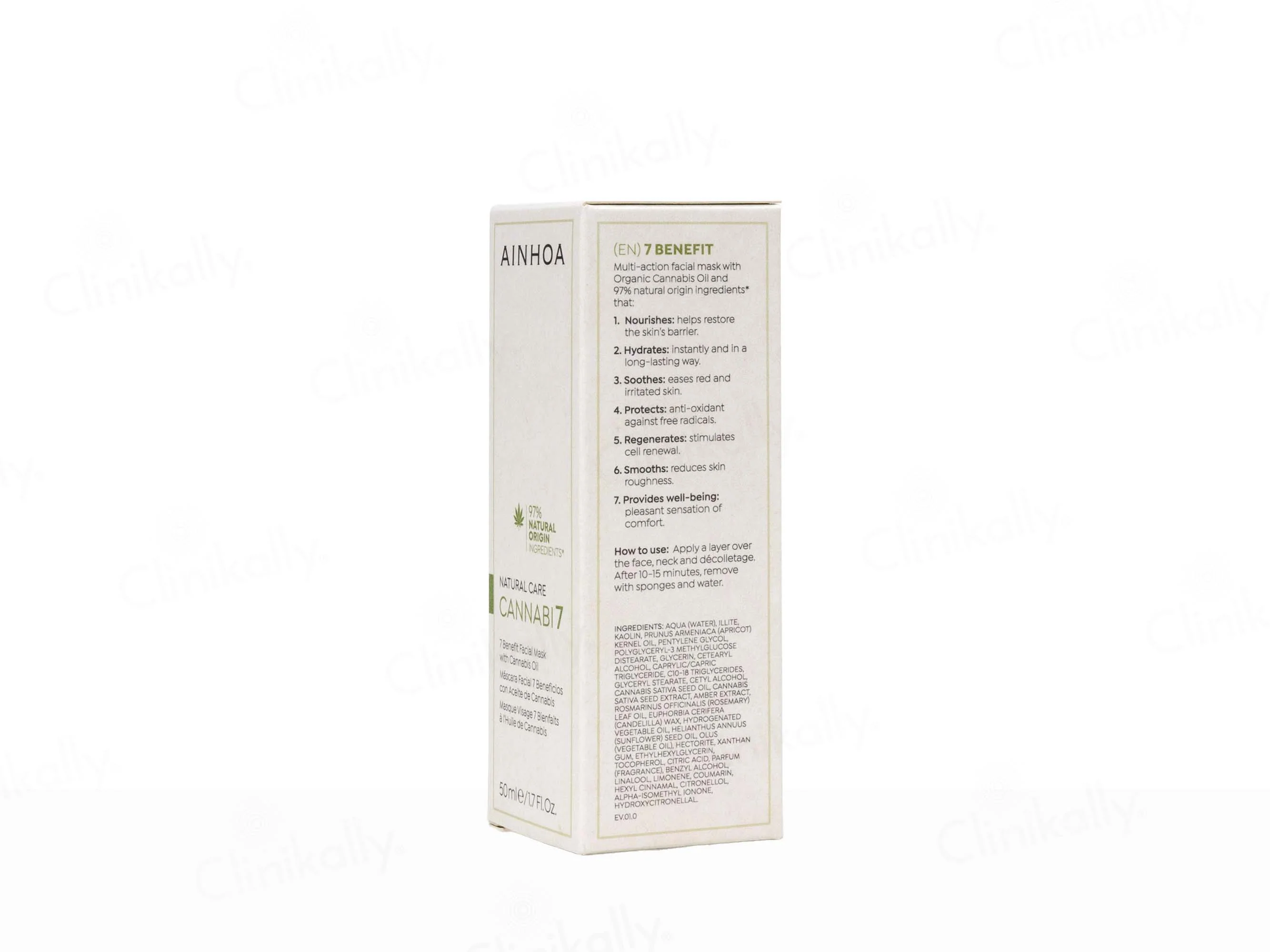 Ainhoa Cannabi 7 Benefit Facial Mask with Cannabis Oil - Image 6