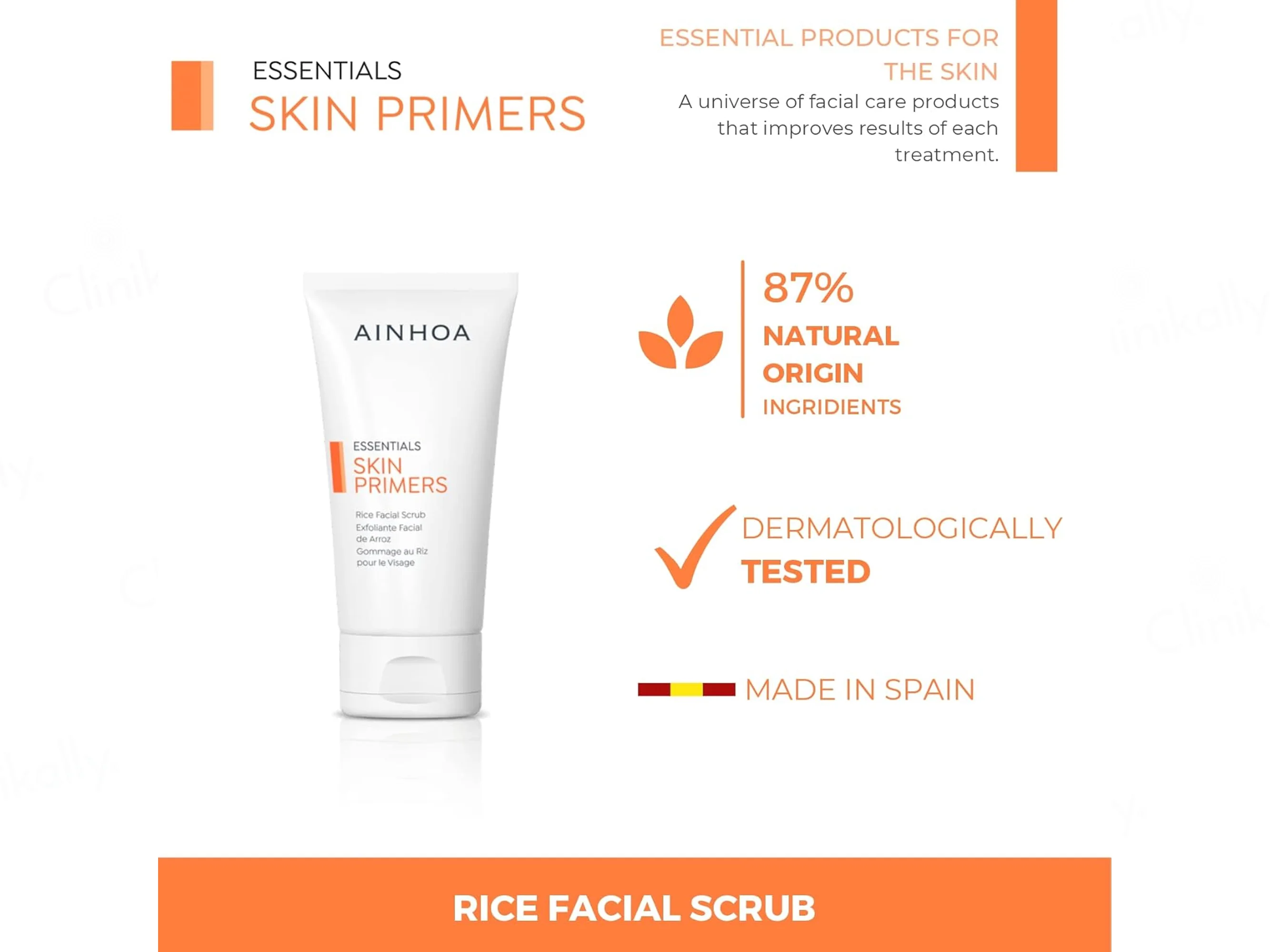 Ainhoa Skin Primers Rice Facial Scrub - Image 2