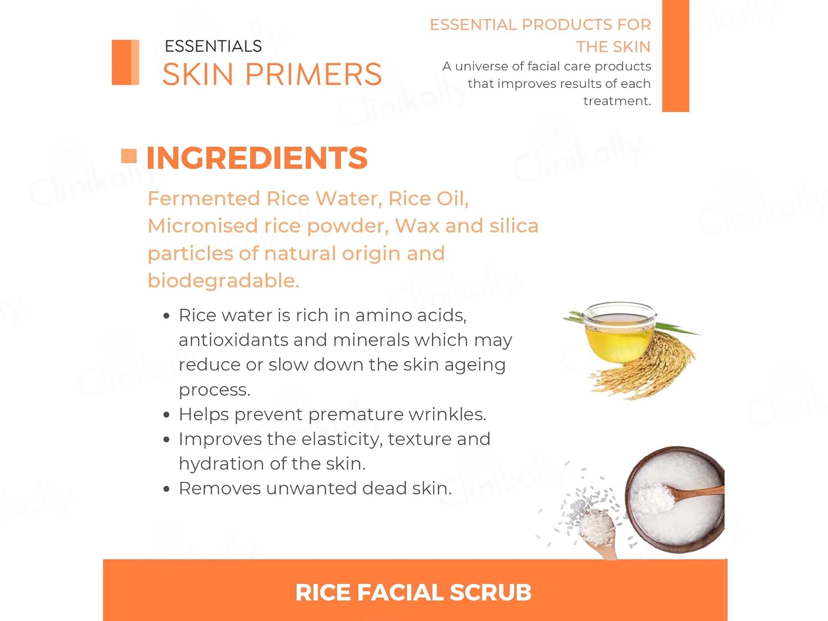 Ainhoa Skin Primers Rice Facial Scrub - Image 4
