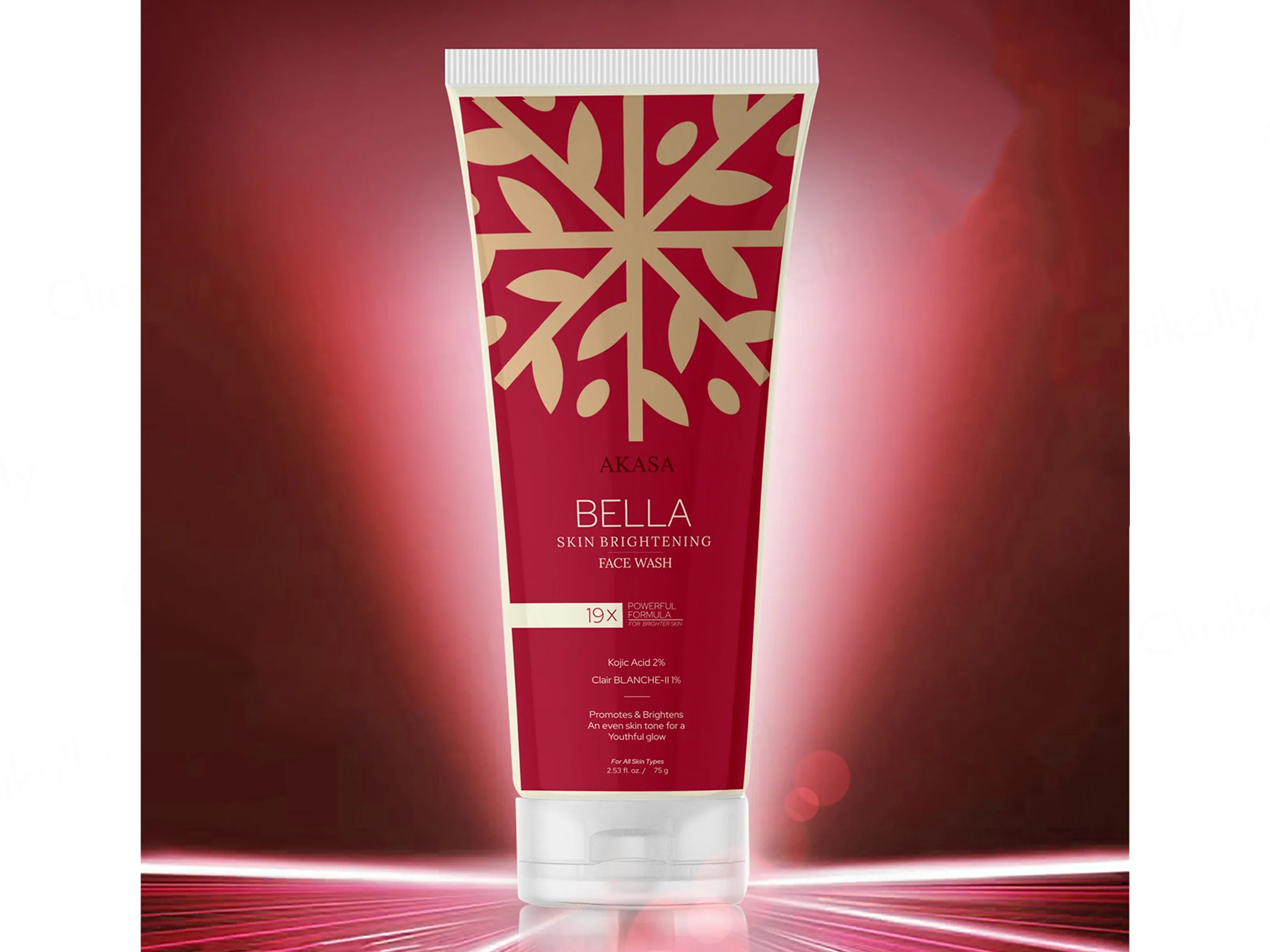 Akasa Bella Skin Brightening Face Wash - Image 4