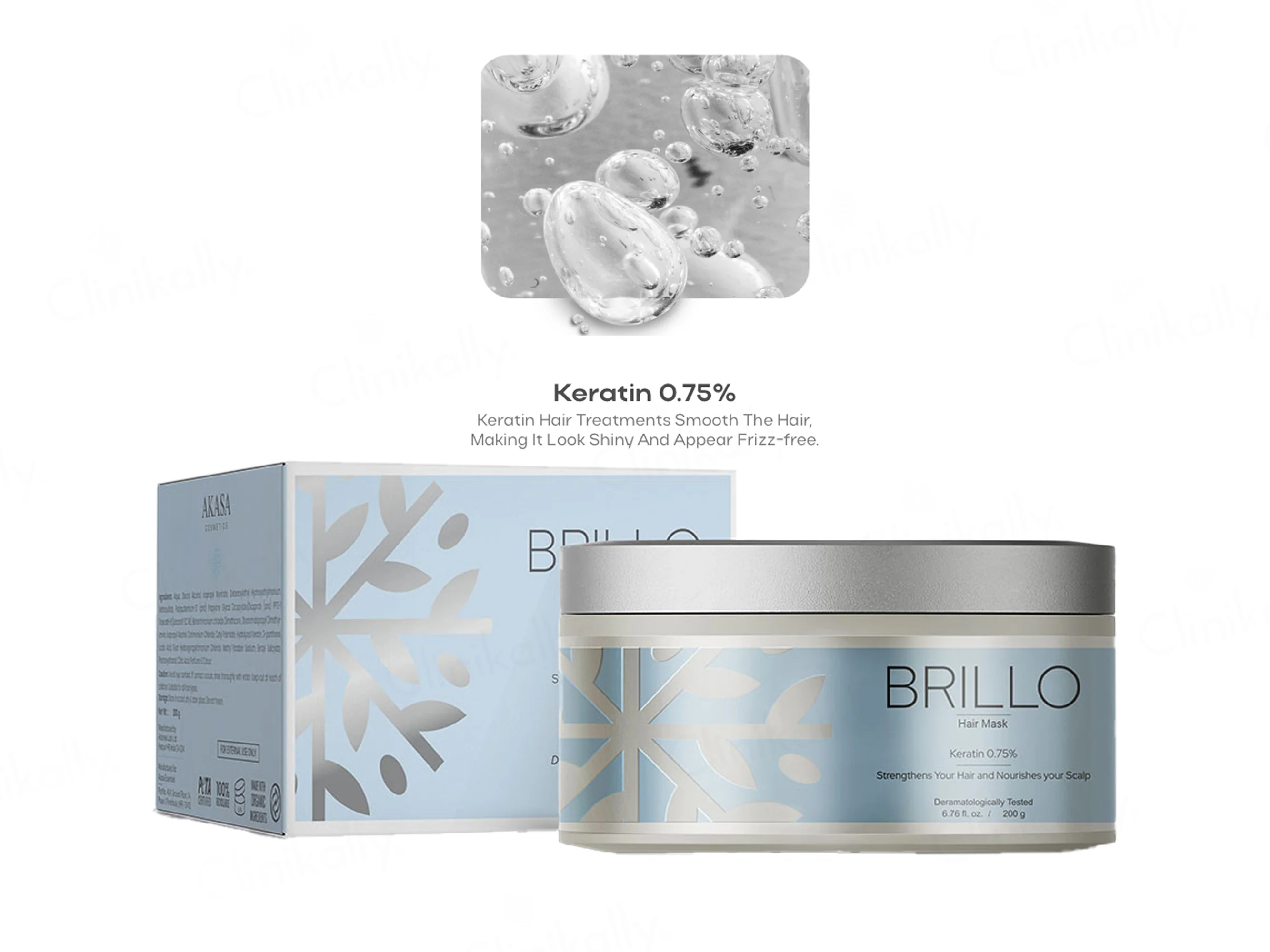 Akasa Cosmetics Brillo Keratin Scalp Nourishment Hair Mask - Image 3