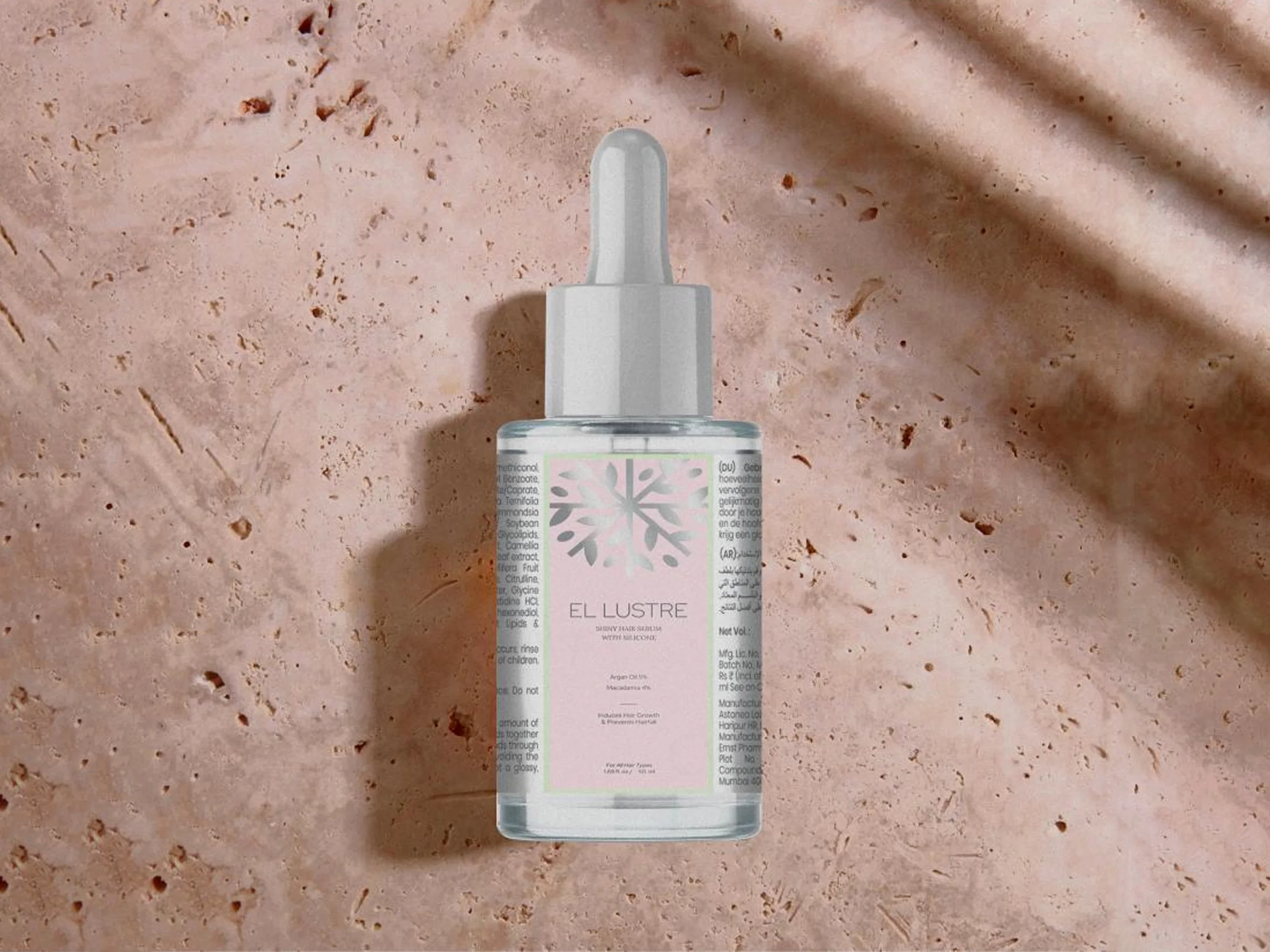 Akasa Cosmetics El Lustre Shiny Hair Serum With Silicone - Image 2