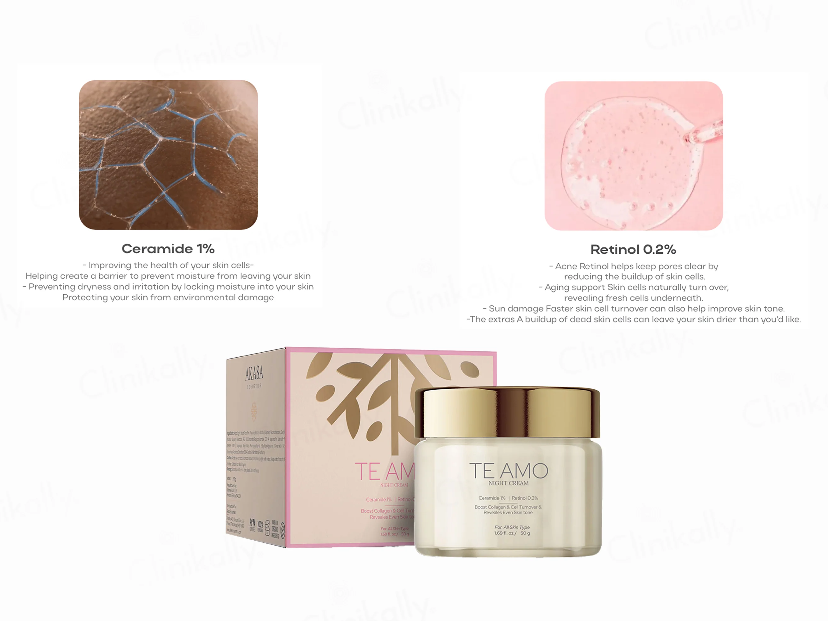 Akasa Cosmetics Te Amo Night Cream - Image 3