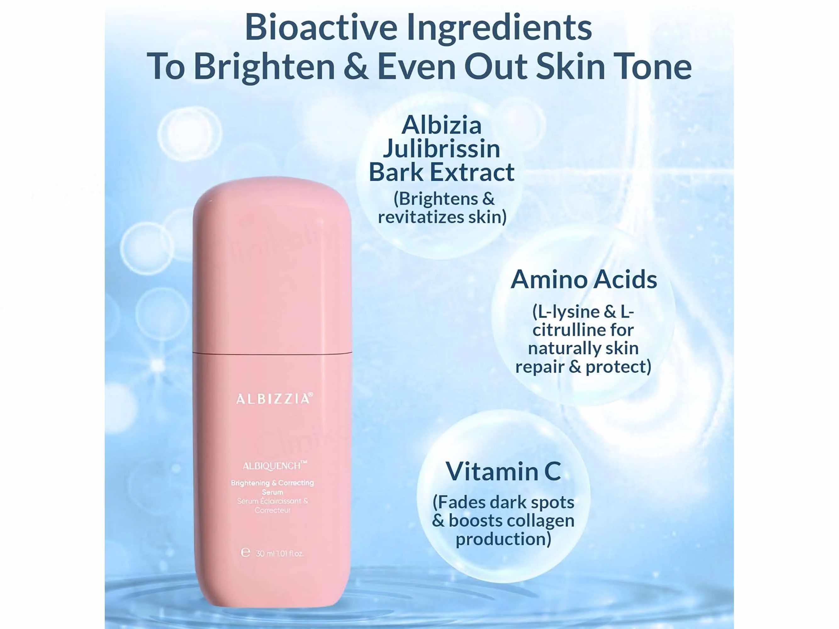 Albizzia Albiquench Brightening & Correcting Face Serum - Image 3