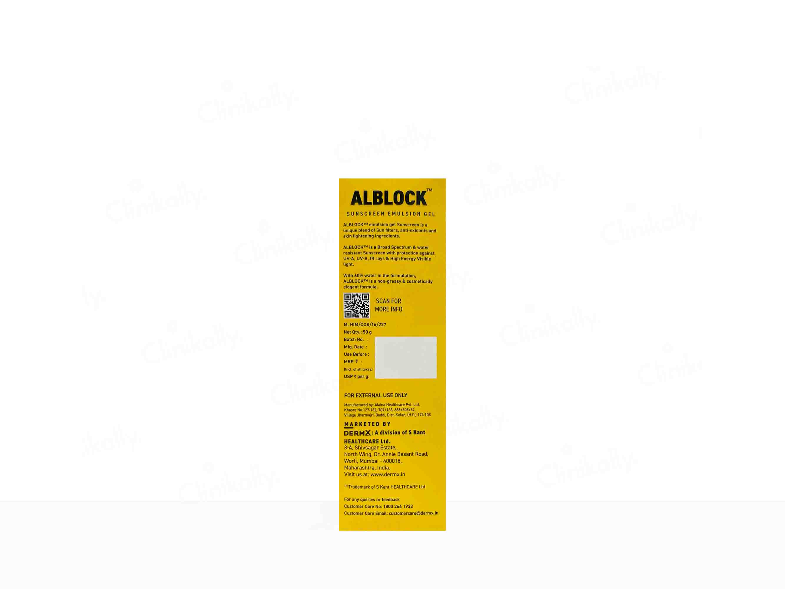 Alblock Sunscreen Emulsion Gel SPF 50+ PA+++ - Image 6