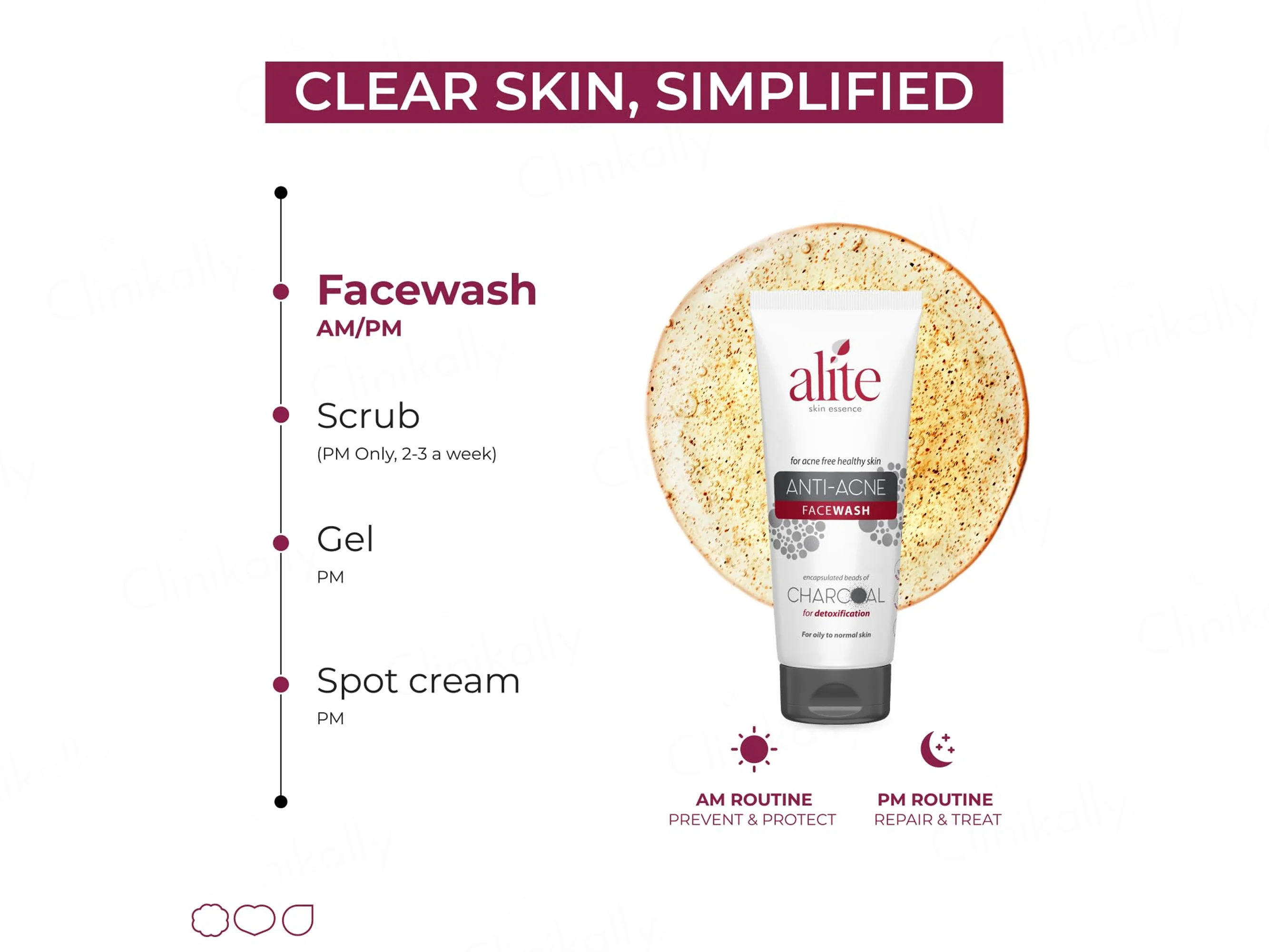 Alite Anti-Acne Charcoal Face Wash - Image 6