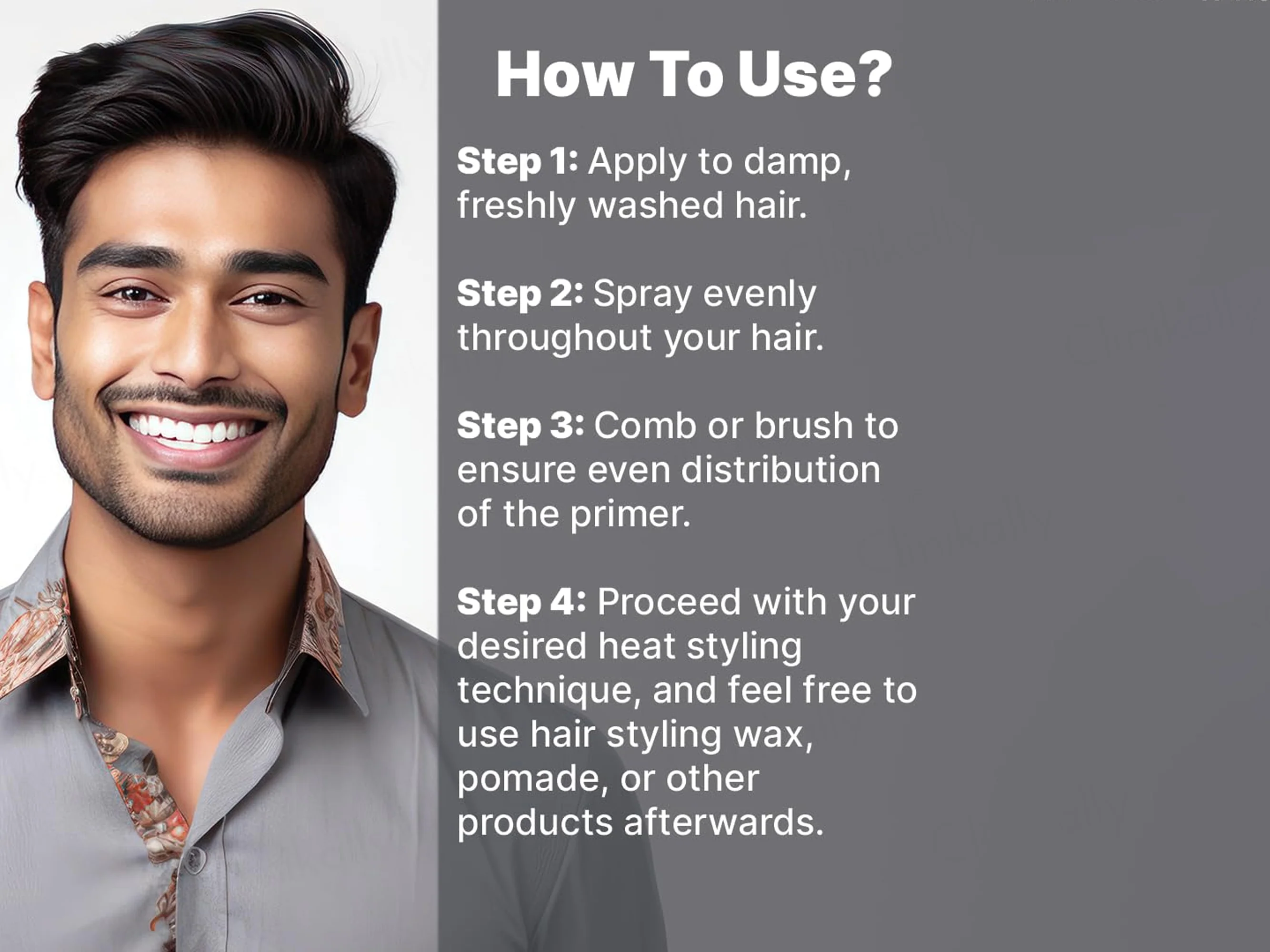 ALL MAN Hair Styling Thermal Primer - Image 6