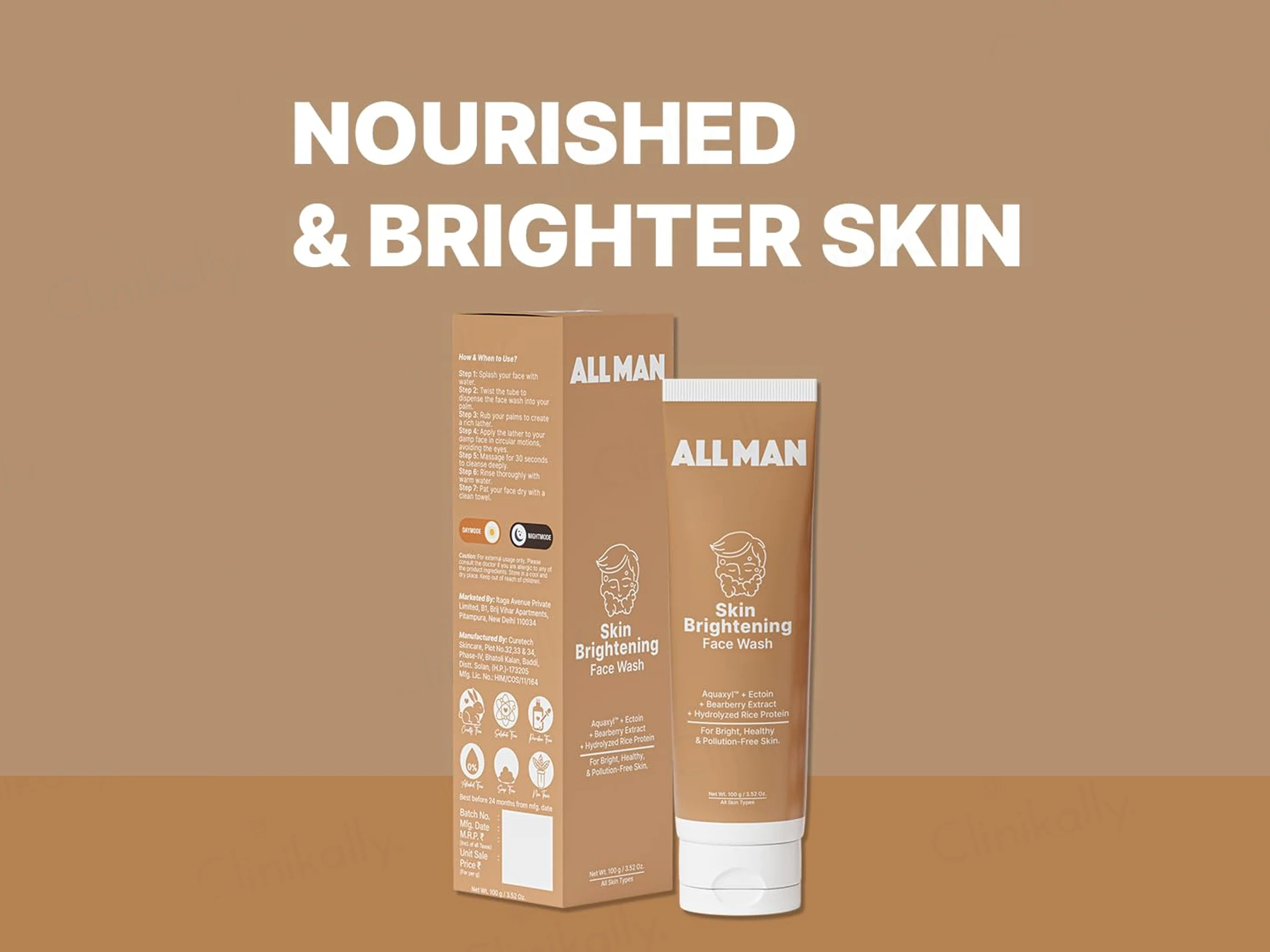 ALL MAN Skin Brightening Face Wash - Image 3