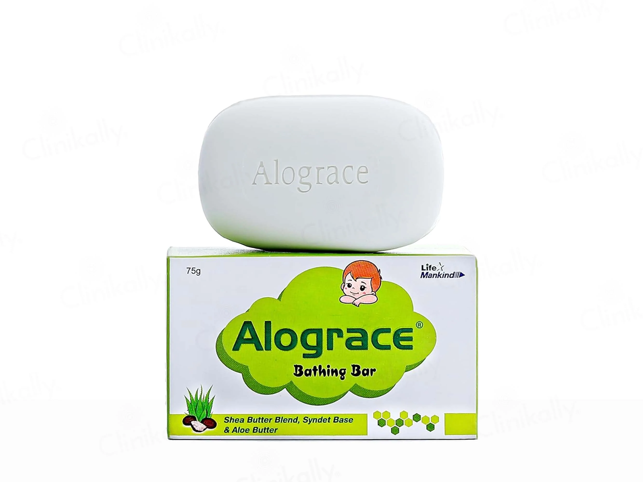 Alograce Mild & Gentle Cleansing Baby Bathing Bar - Image 2