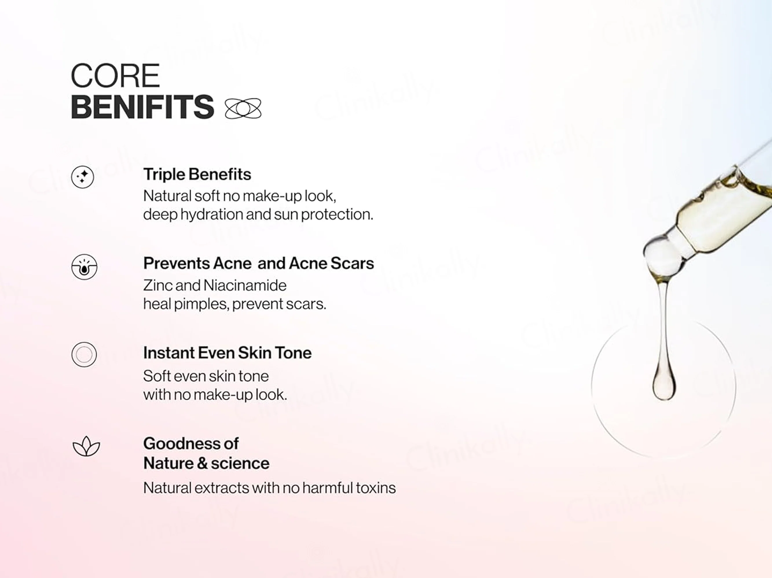 AltBeauty Super Shield Matte Finish BB Face Serum SPF 30 - Image 3