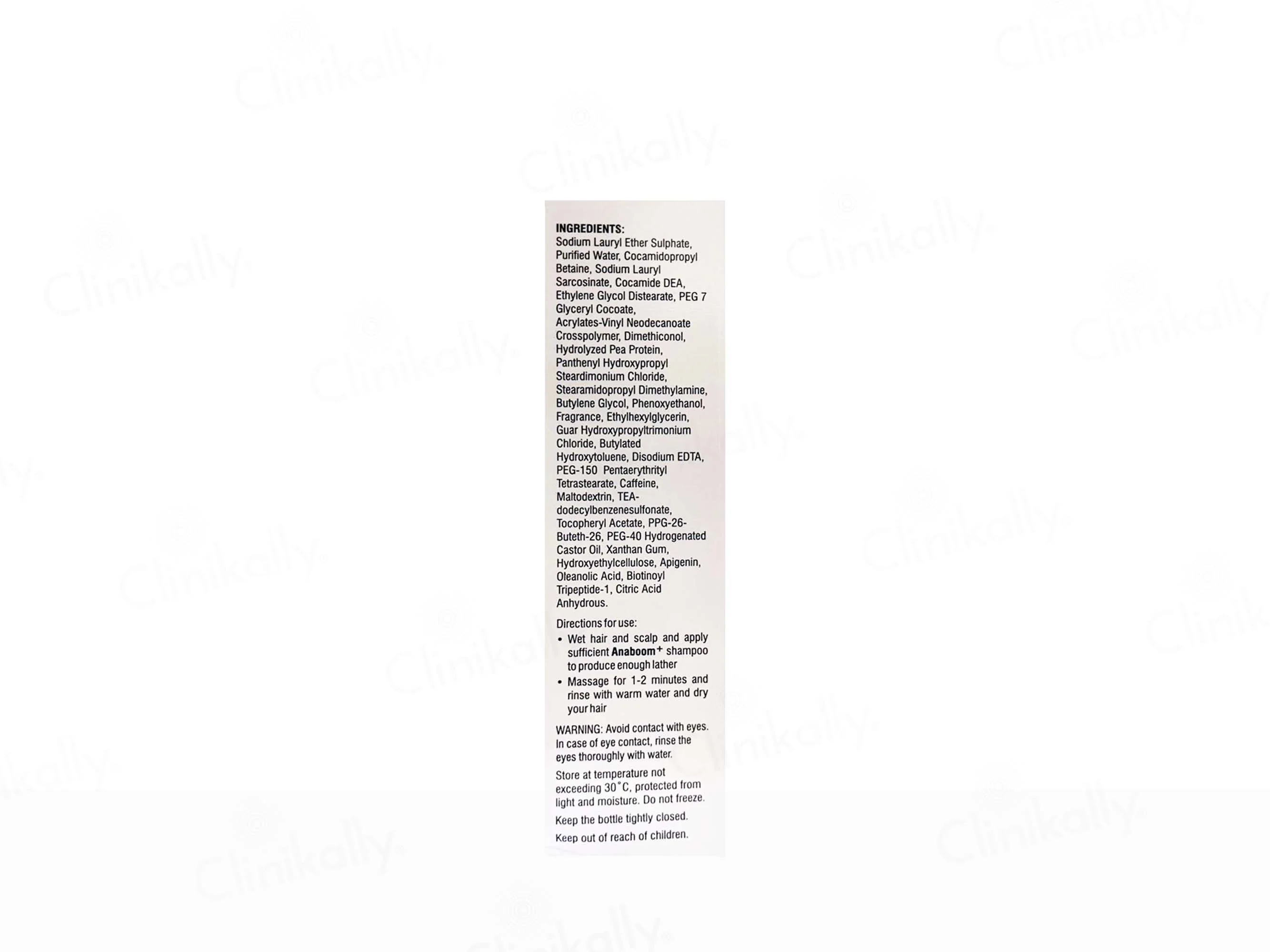 Anaboom Plus Anti Hairfall Shampoo - Image 2