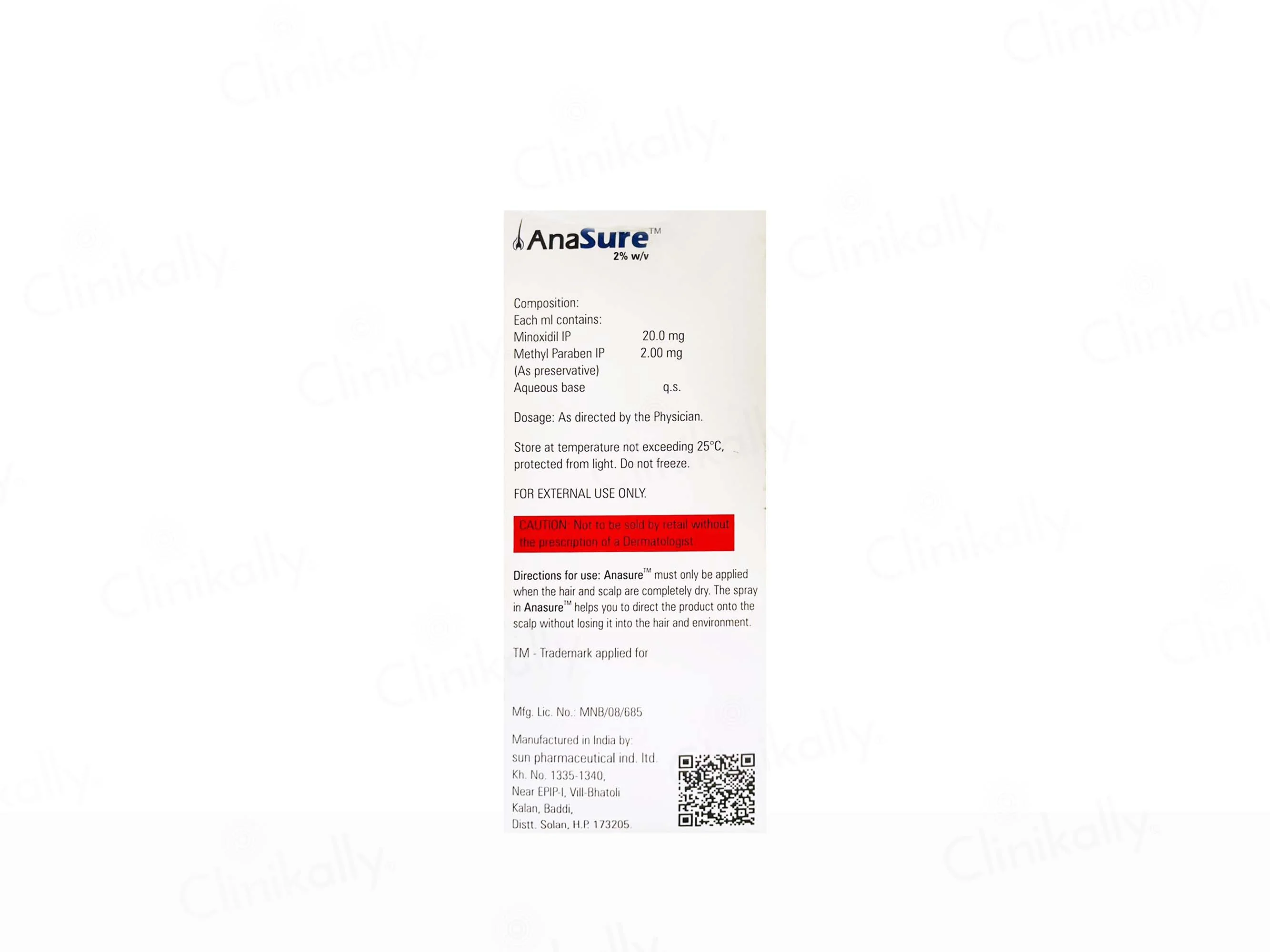 Anasure 2% Topical Solution - Image 2
