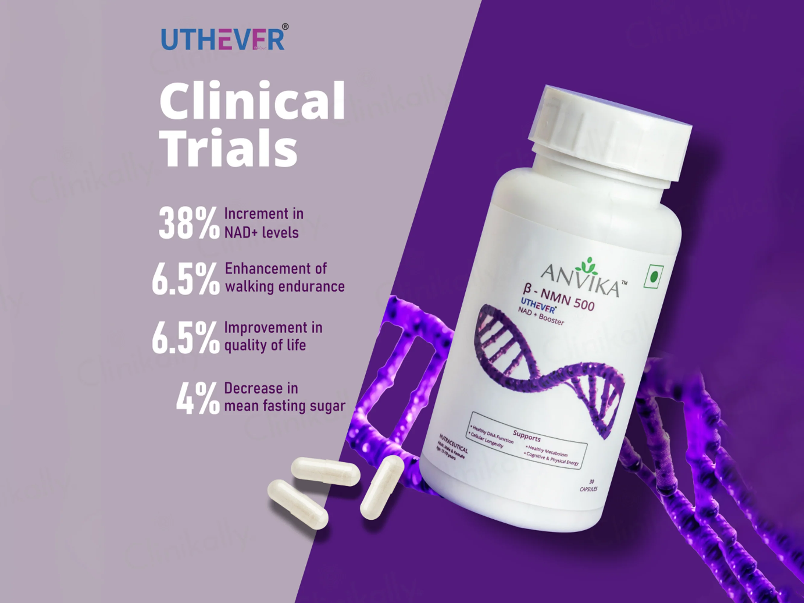 Anvika Beta NMN 500 Nutraceutical Capsule - Image 4
