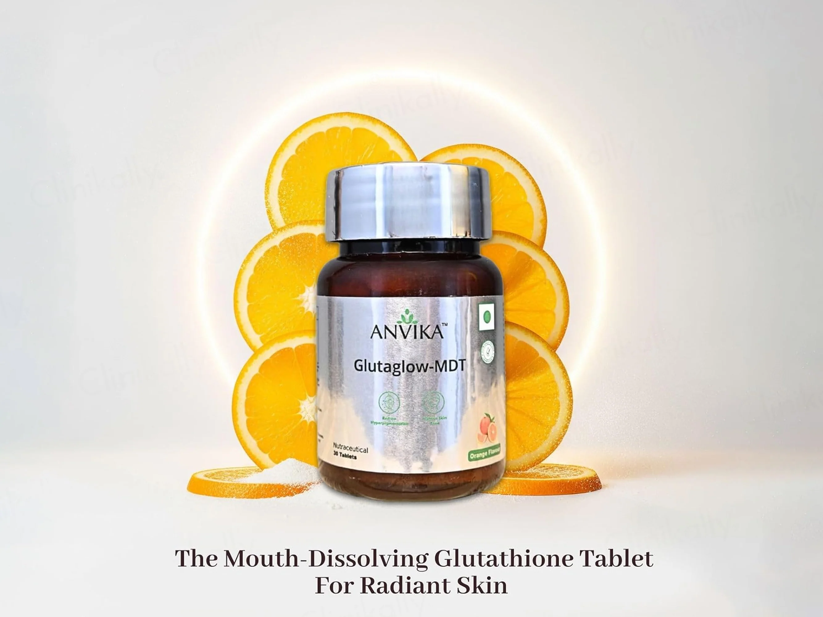 Anvika Gluta Glow MDT Nutraceutical Tablet - Orange Flavour - Image 6