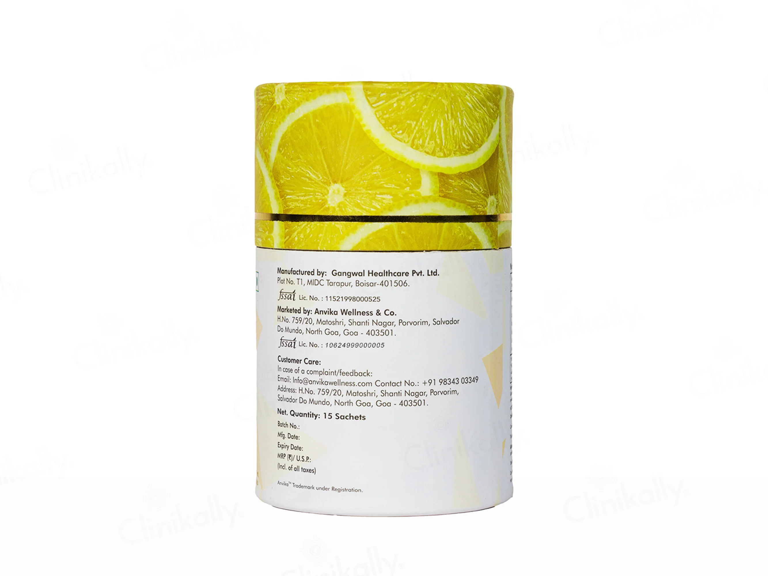 Anvika Gluta Glow Mouth Dissolving Nutraceutical Powder - Lemon Flavour - Image 6