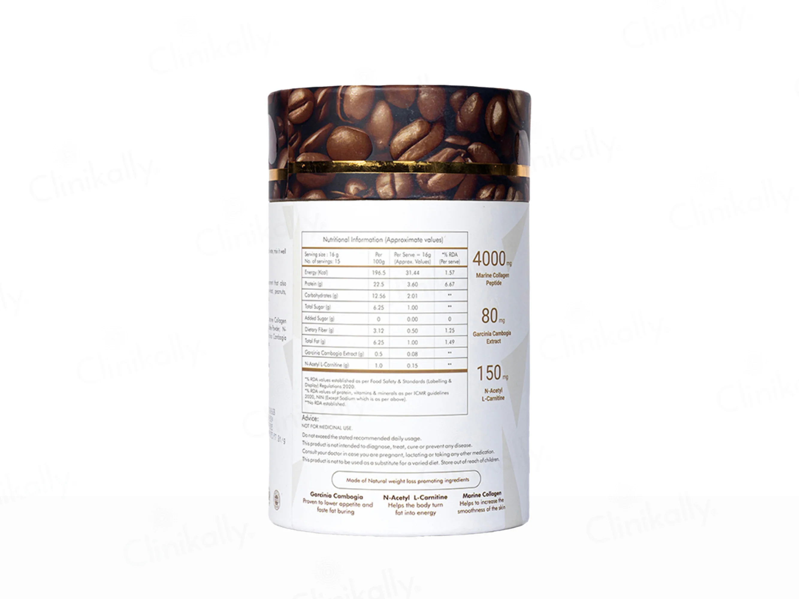 Anvika Slender Collagen Health Supplement Powder - Coffee Flavour - Image 9