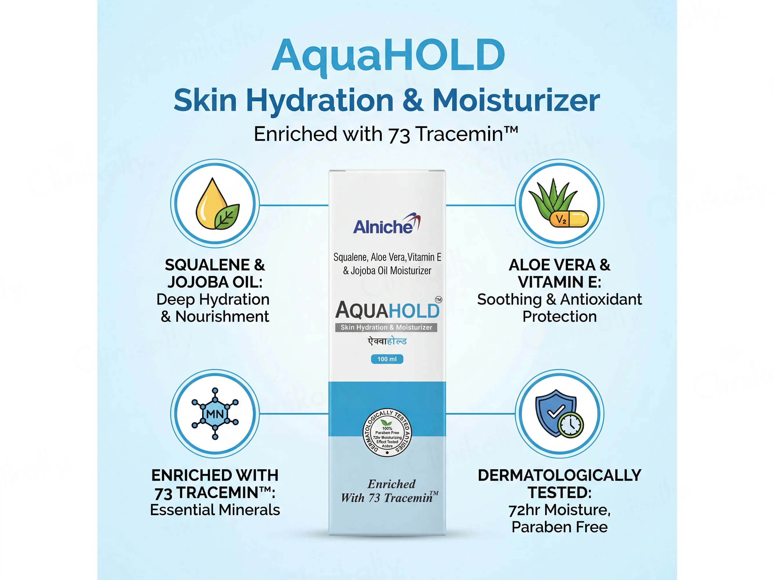 Aquahold Skin Hydration & Moisturizer Lotion - Image 3
