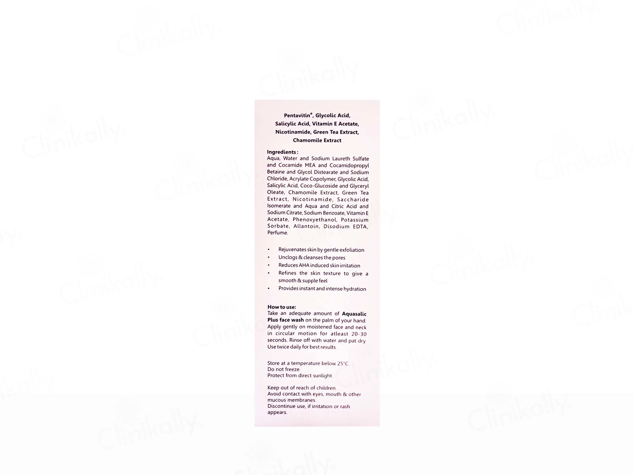 Aquasalic Plus Face Wash - Image 2