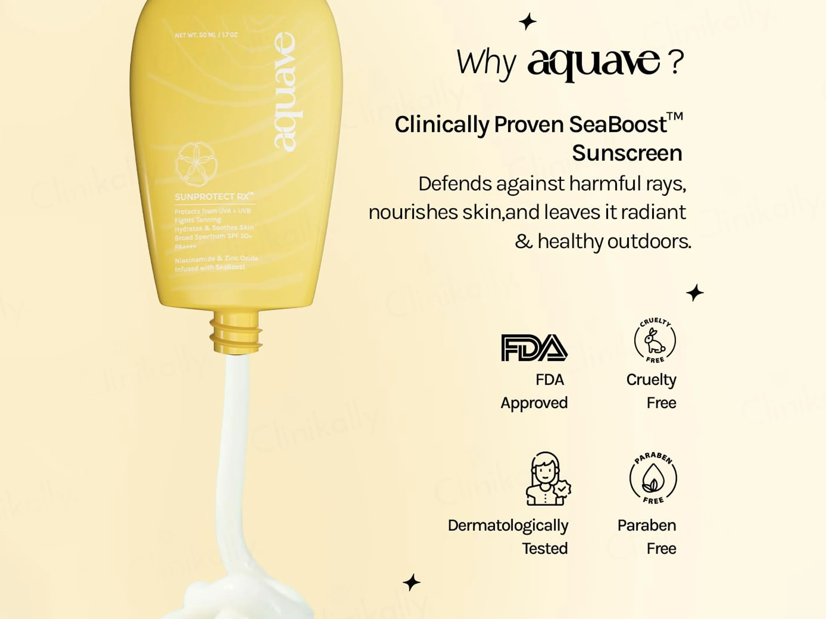 Aquave Sunprotect RX Broad Spectrum Sunscreen SPF 50+ PA++++ - Image 3